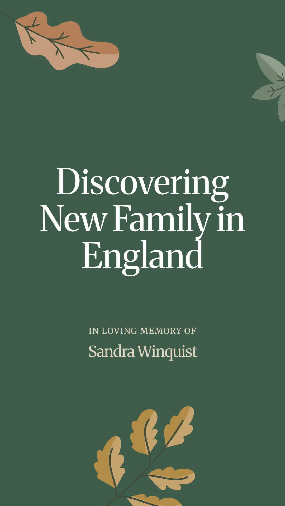 Discovering New Family in England