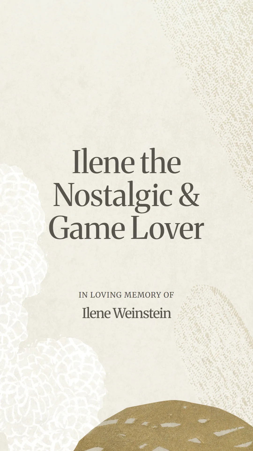 Ilene the Nostalgic and Game Lover