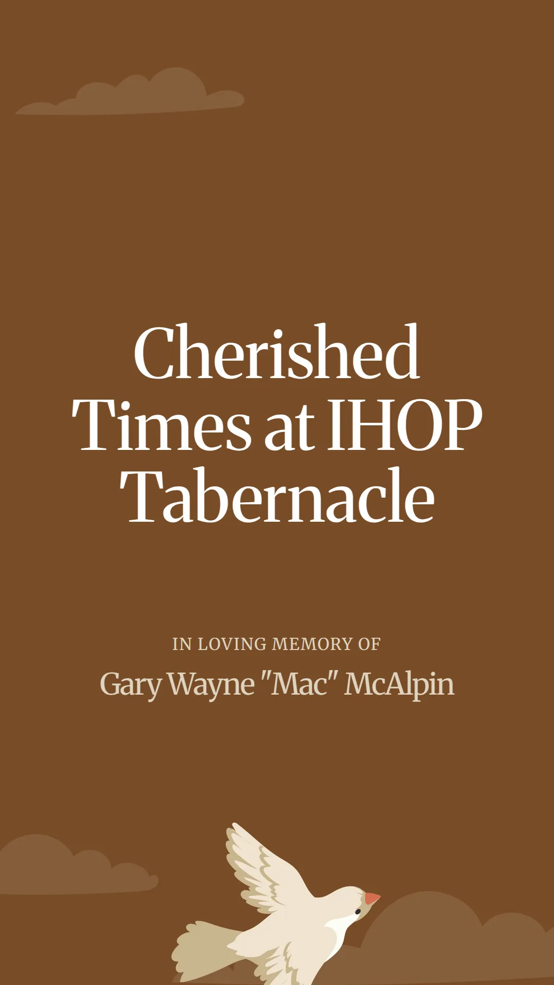 Cherished Times at IHOP Tabernacle
