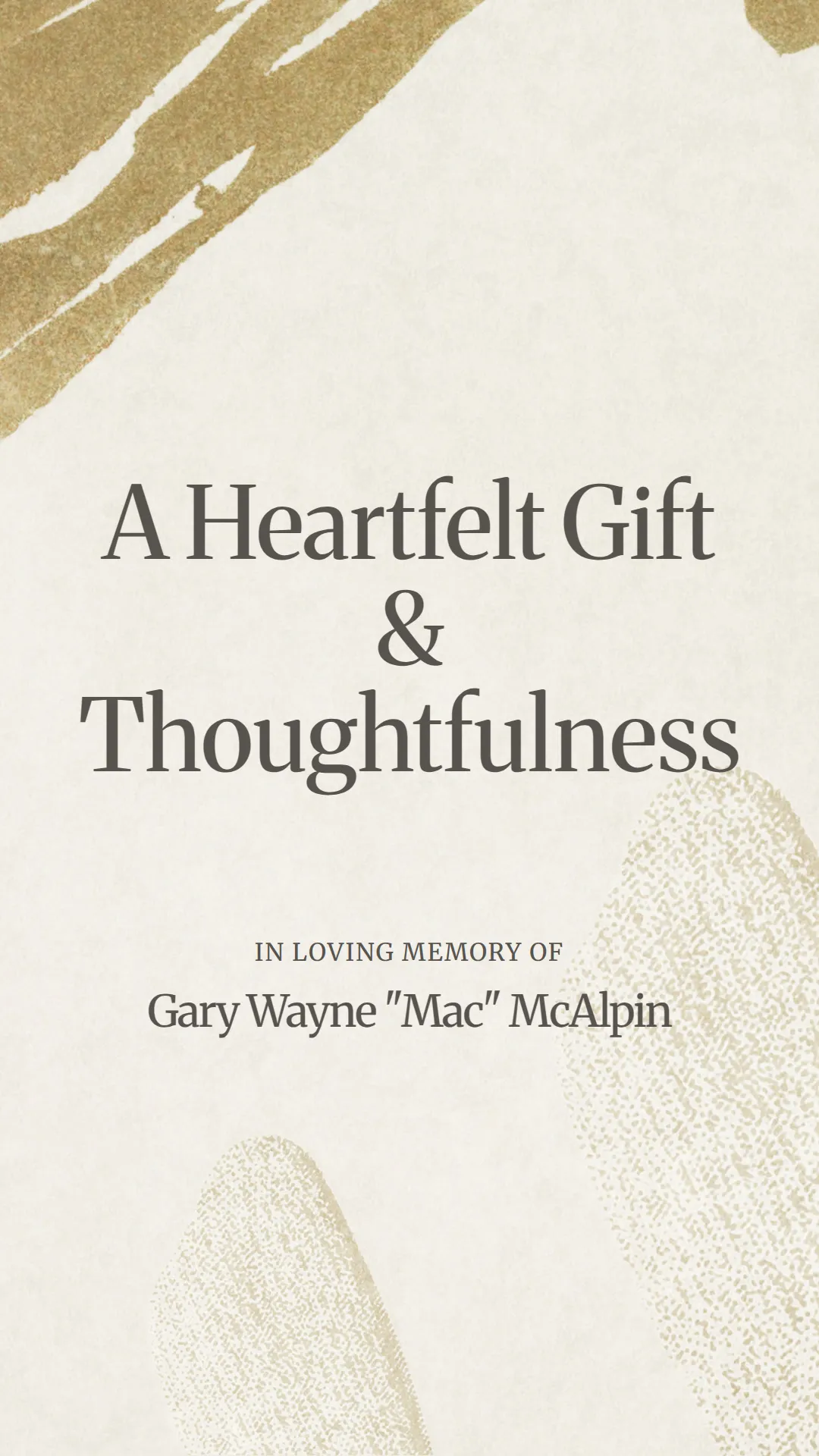 A Heartfelt Gift and Thoughtfulness