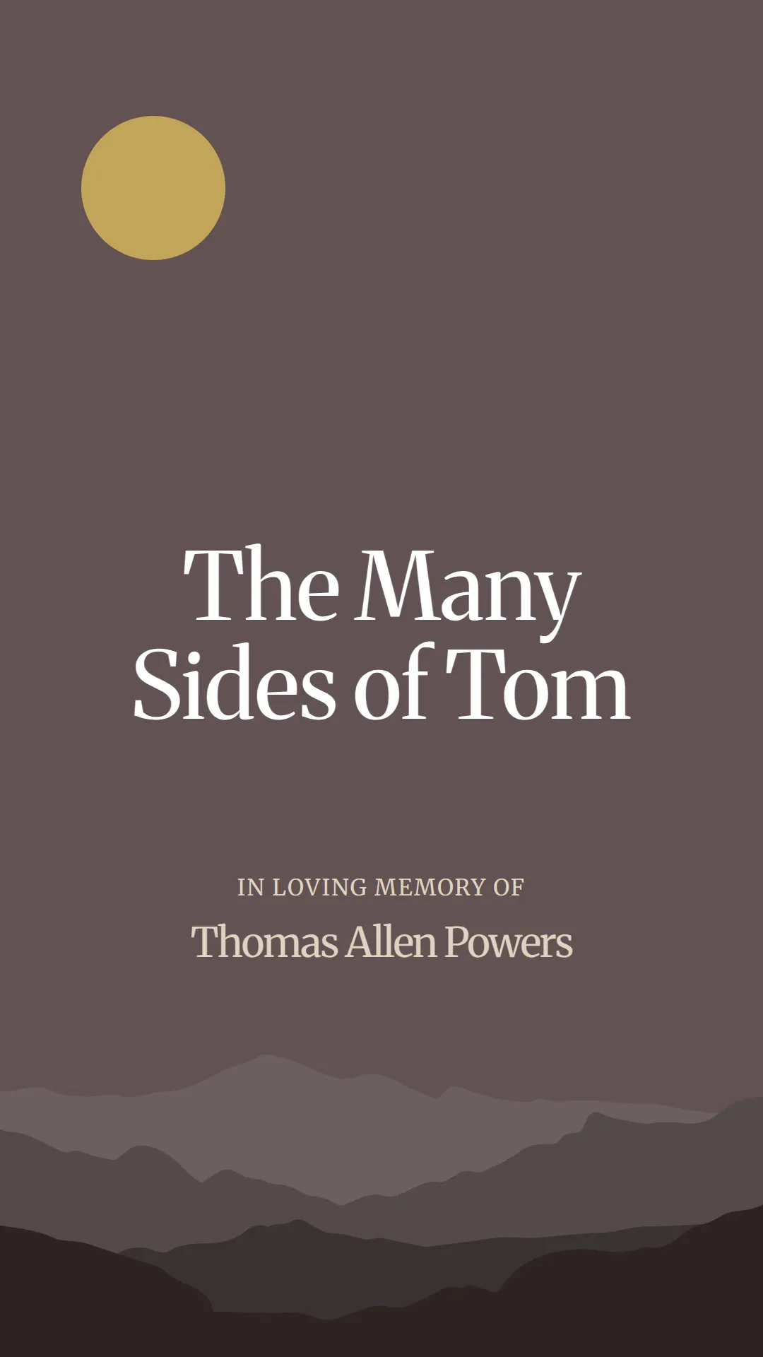 The Many Sides of Tom
