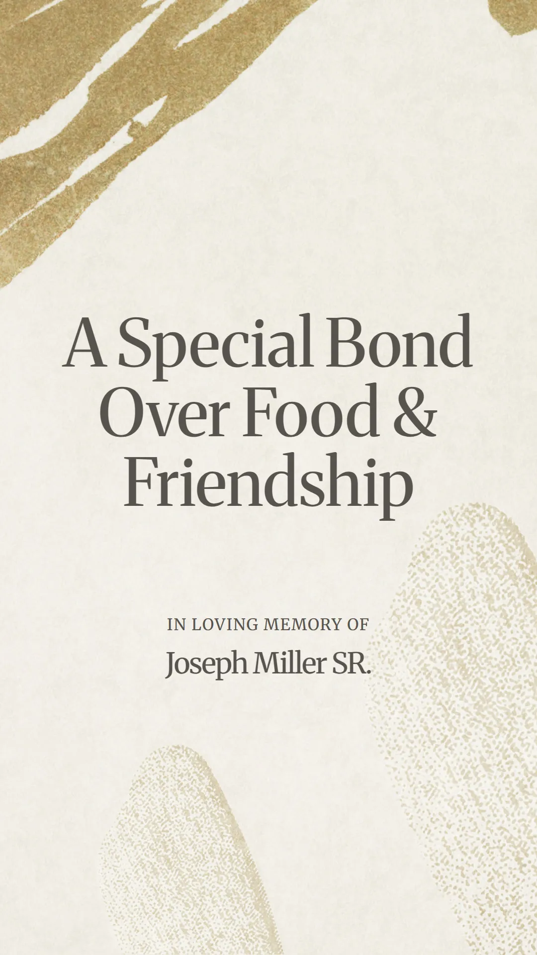 A Special Bond Over Food and Friendship