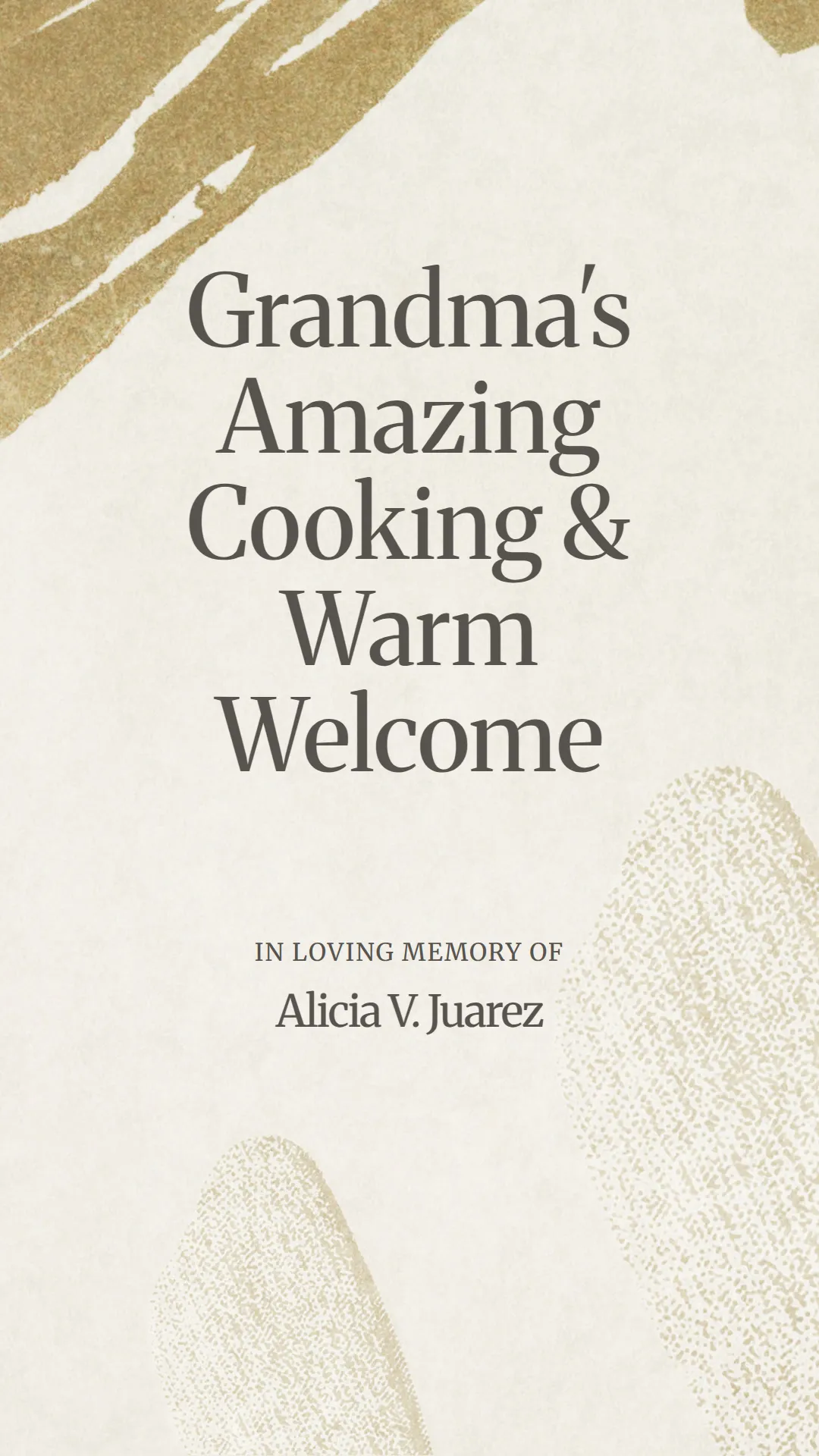 Grandma's Amazing Cooking and Warm Welcome