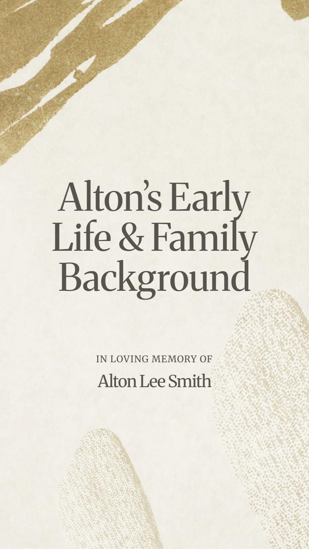 Alton’s Early Life and Family Background