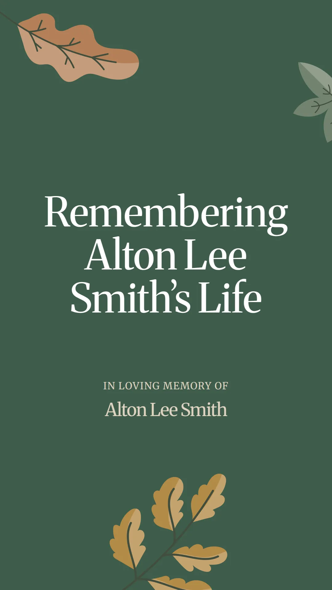 Remembering Alton Lee Smith’s Life