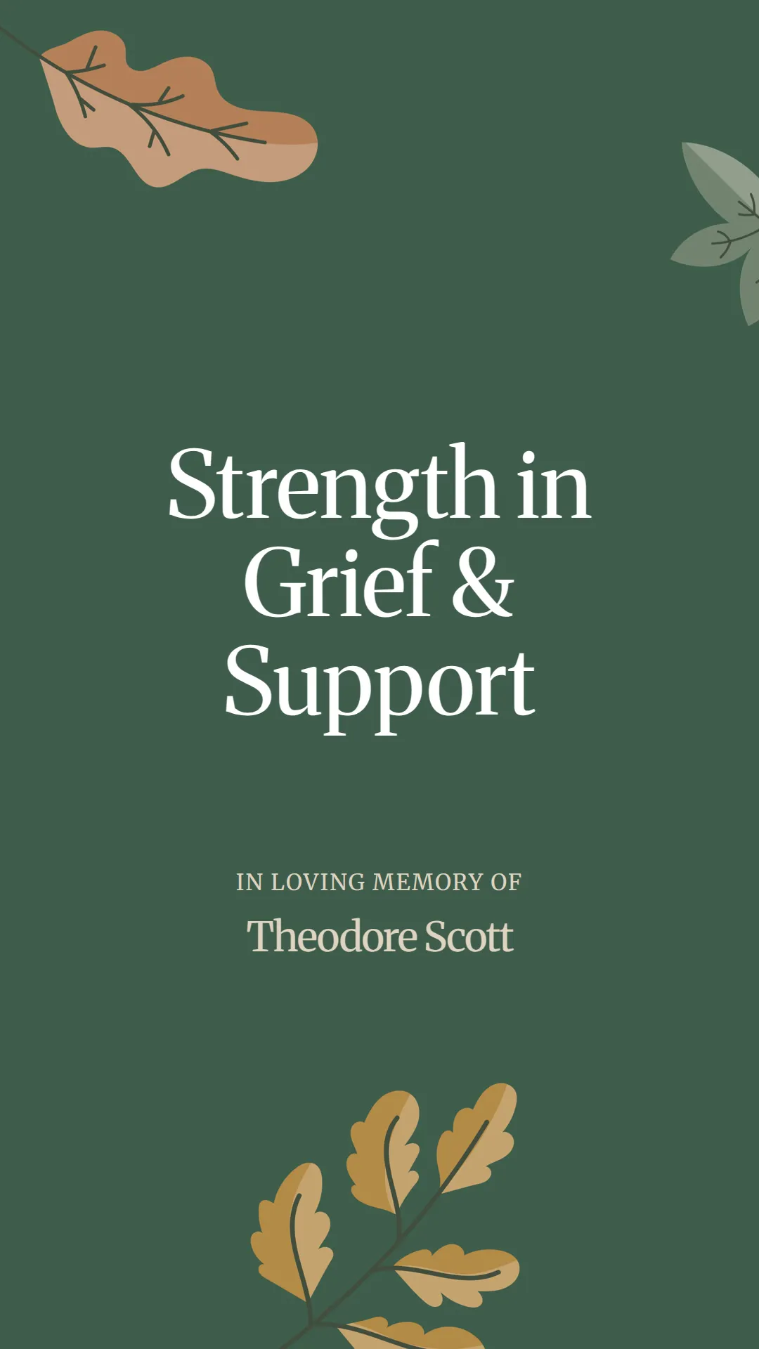 Strength in Grief and Support