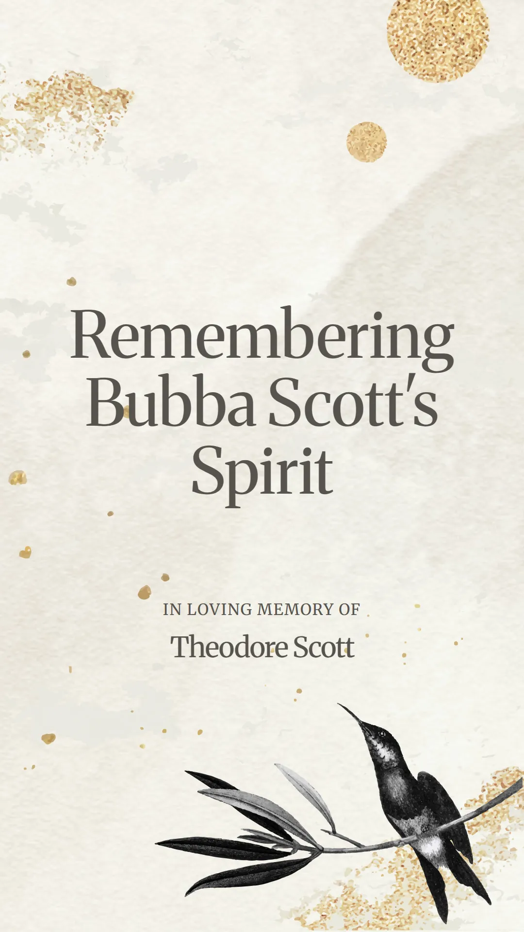 Remembering Bubba Scott's Spirit