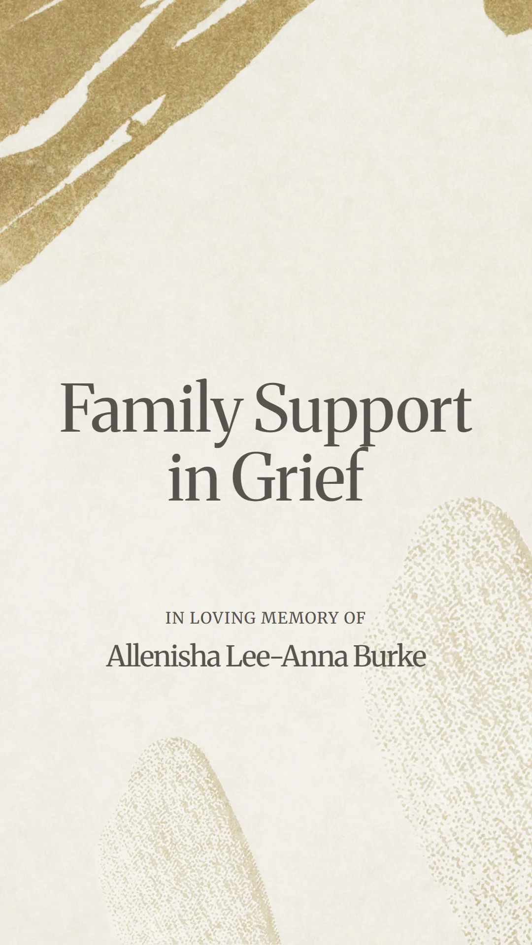 Family Support in Grief