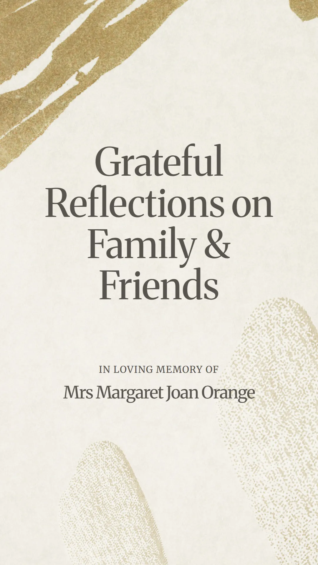 Grateful Reflections on Family and Friends