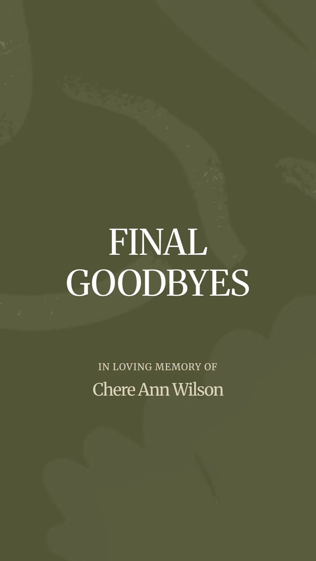 A Heartfelt Farewell to Chere Ann Wilson