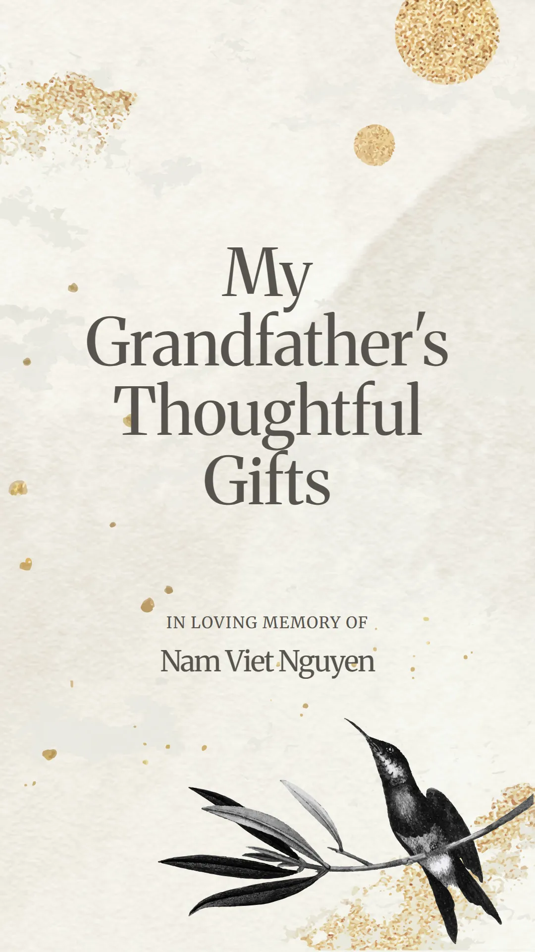 My Grandfather's Thoughtful Gifts