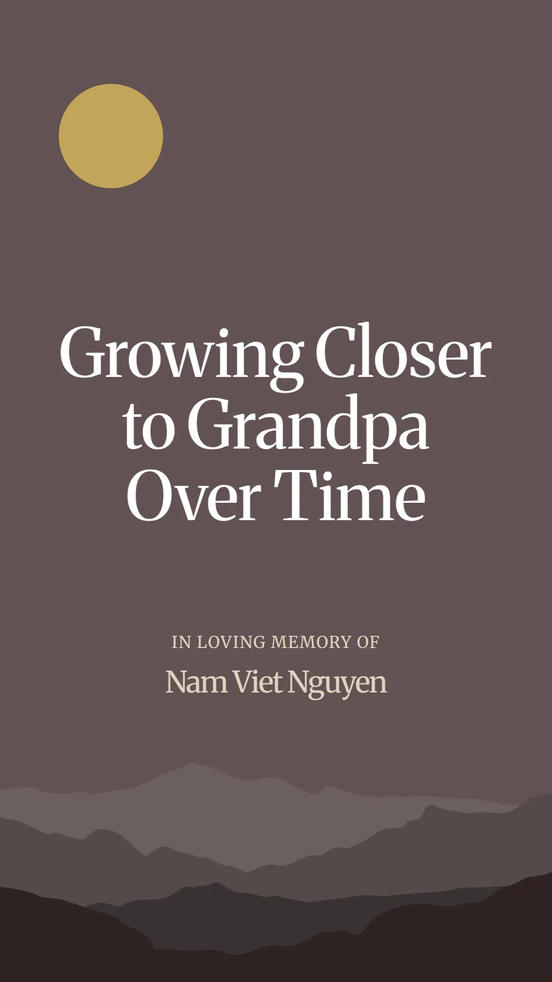 Growing Closer to Grandpa Over Time