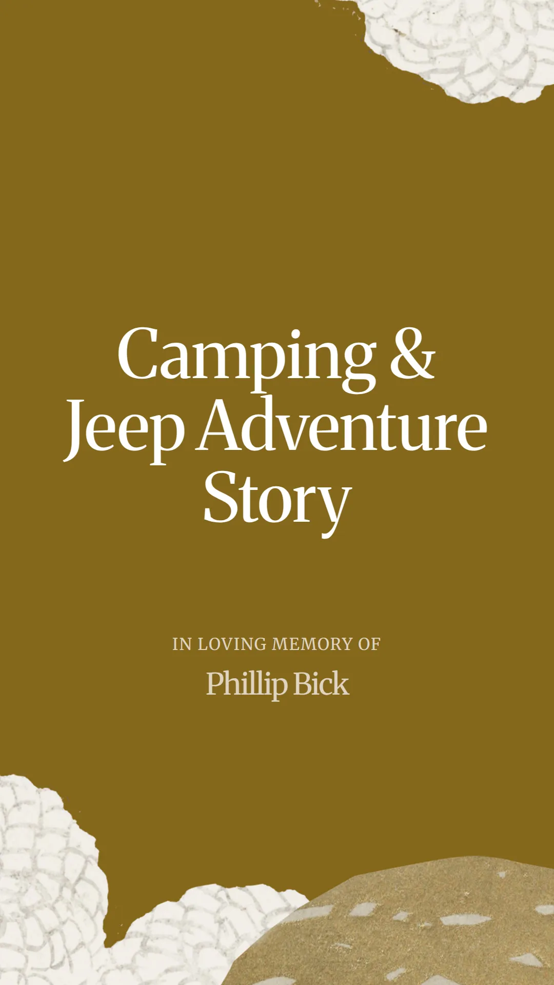 Camping and Jeep Adventure Story