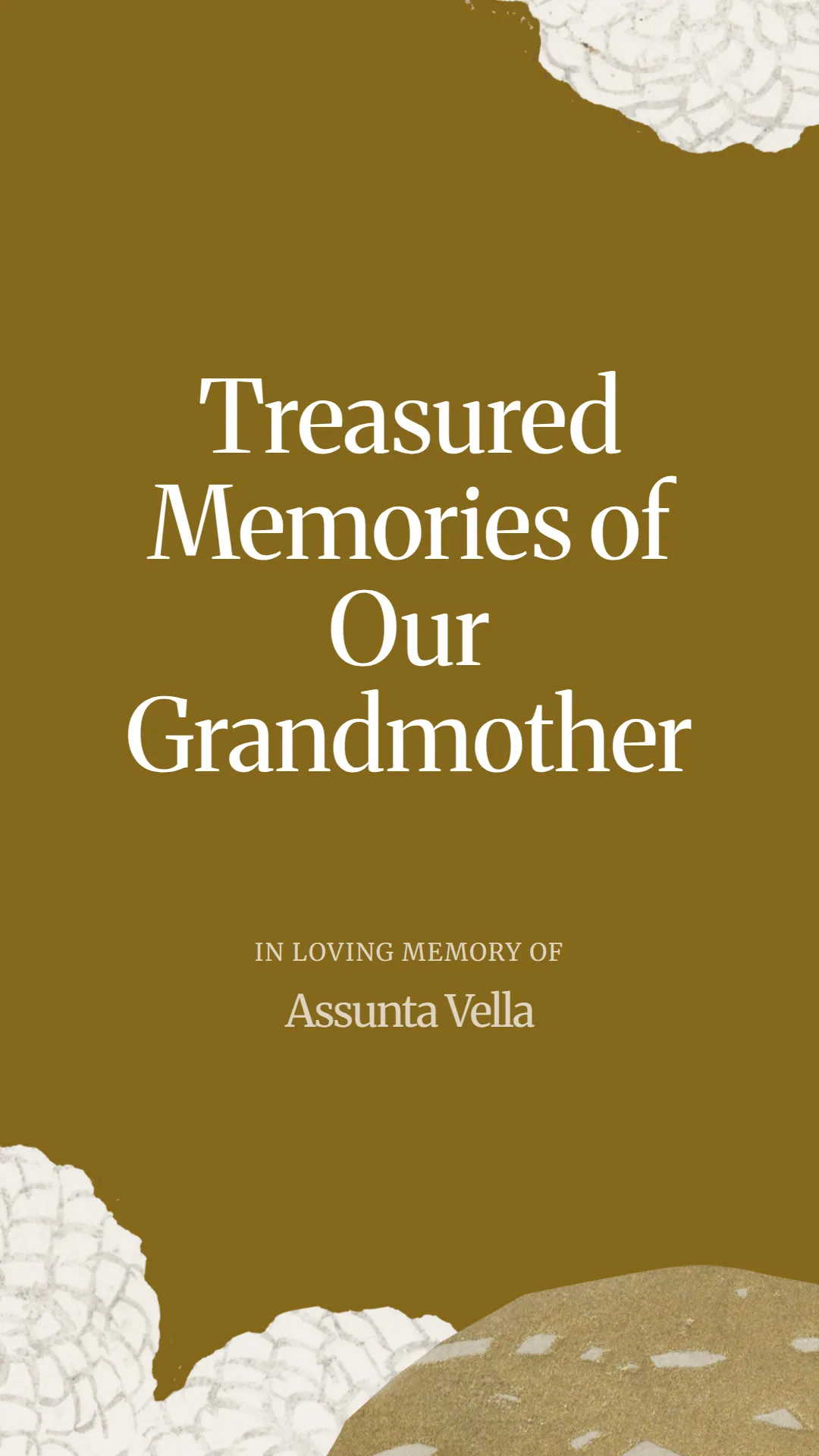 Treasured Memories of Our Grandmother