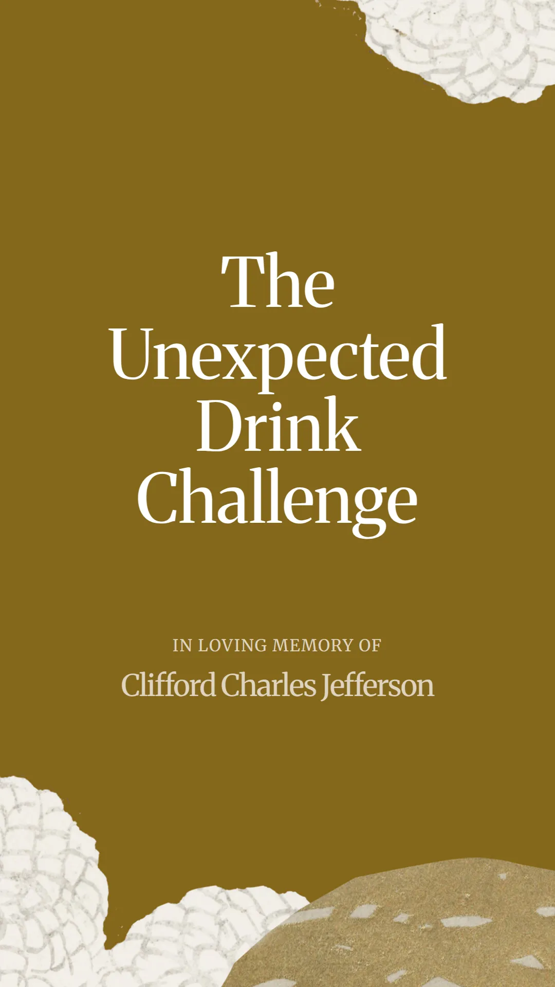The Unexpected Drink Challenge
