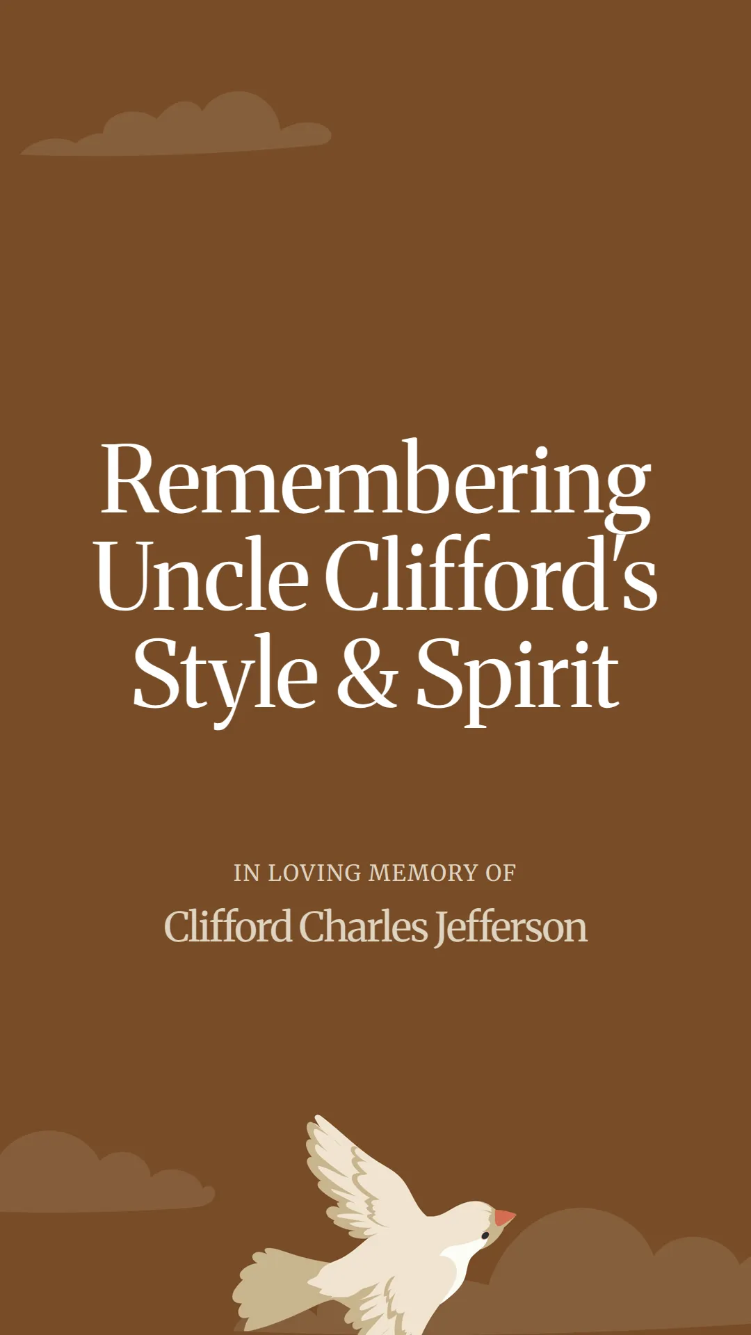 Remembering Uncle Clifford's Style and Spirit