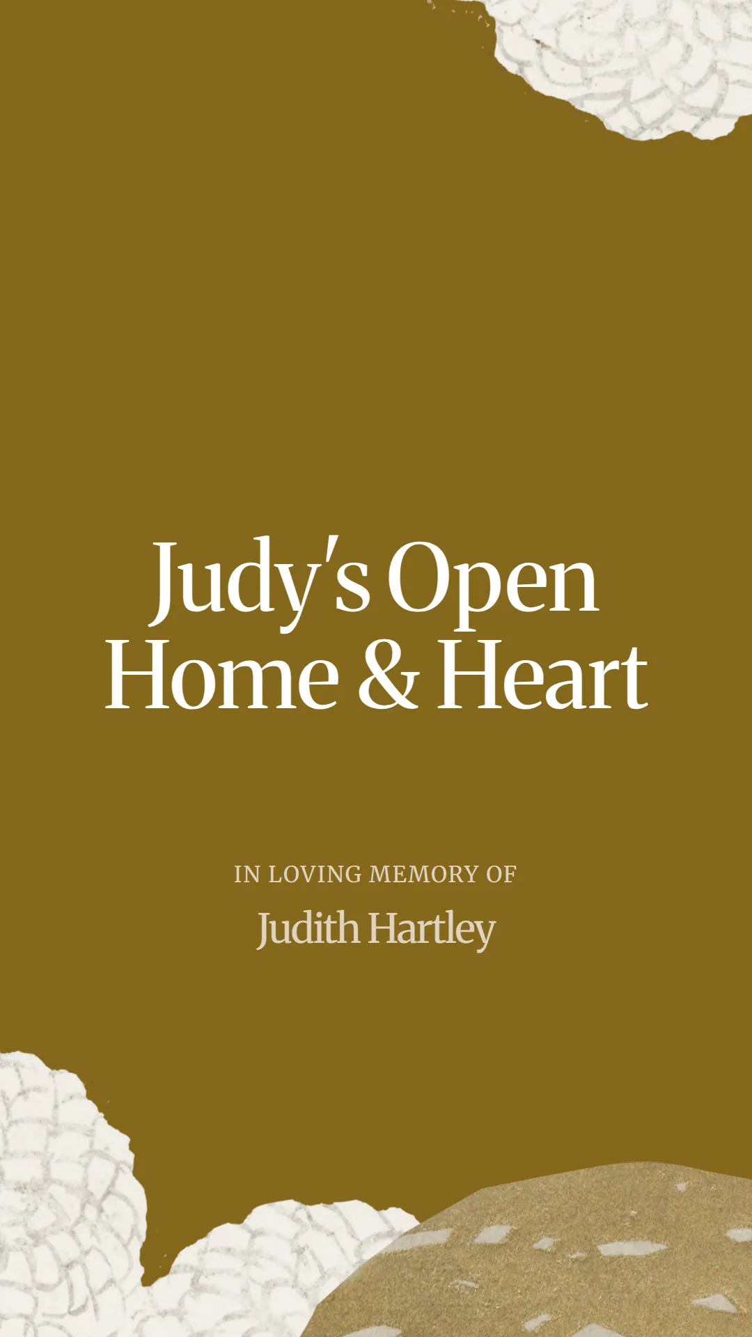 Judy's Open Home and Heart