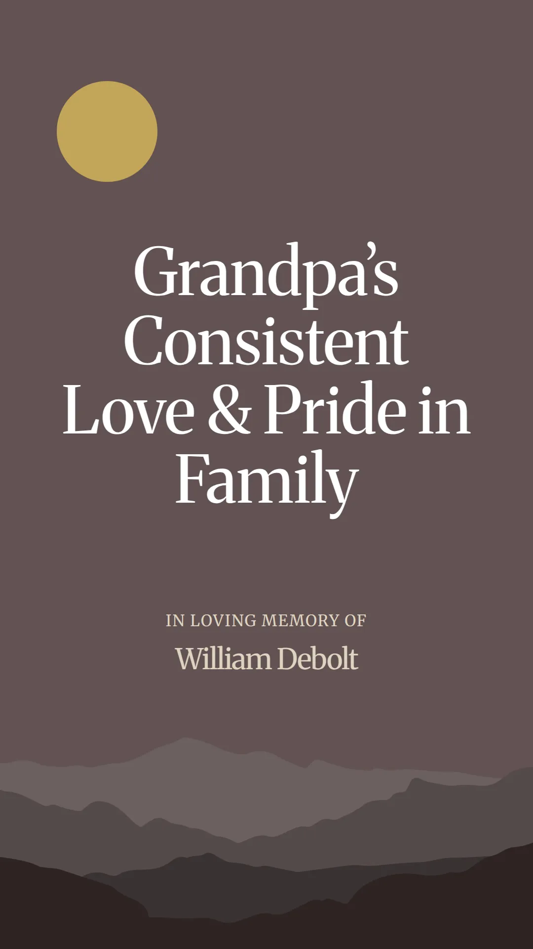 Grandpa’s Consistent Love and Pride in Family