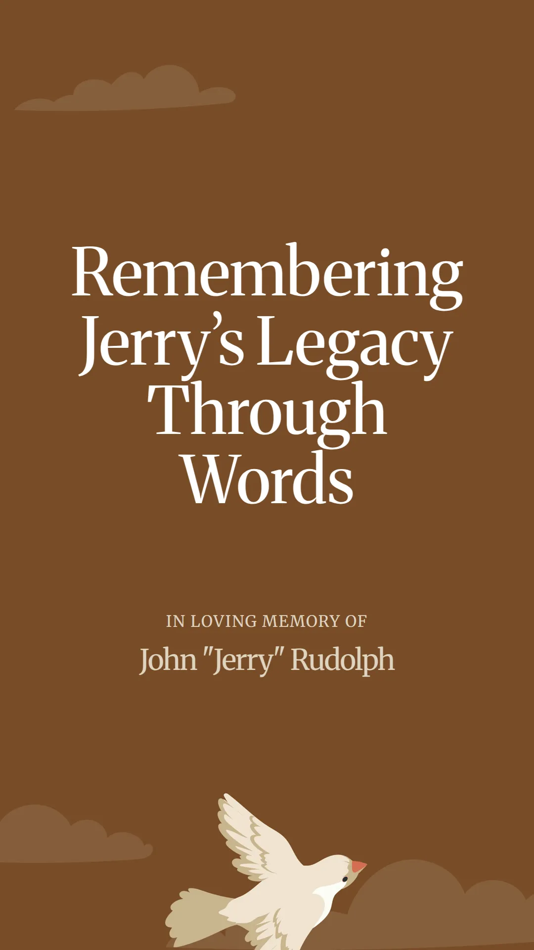 Remembering Jerry’s Legacy Through Words