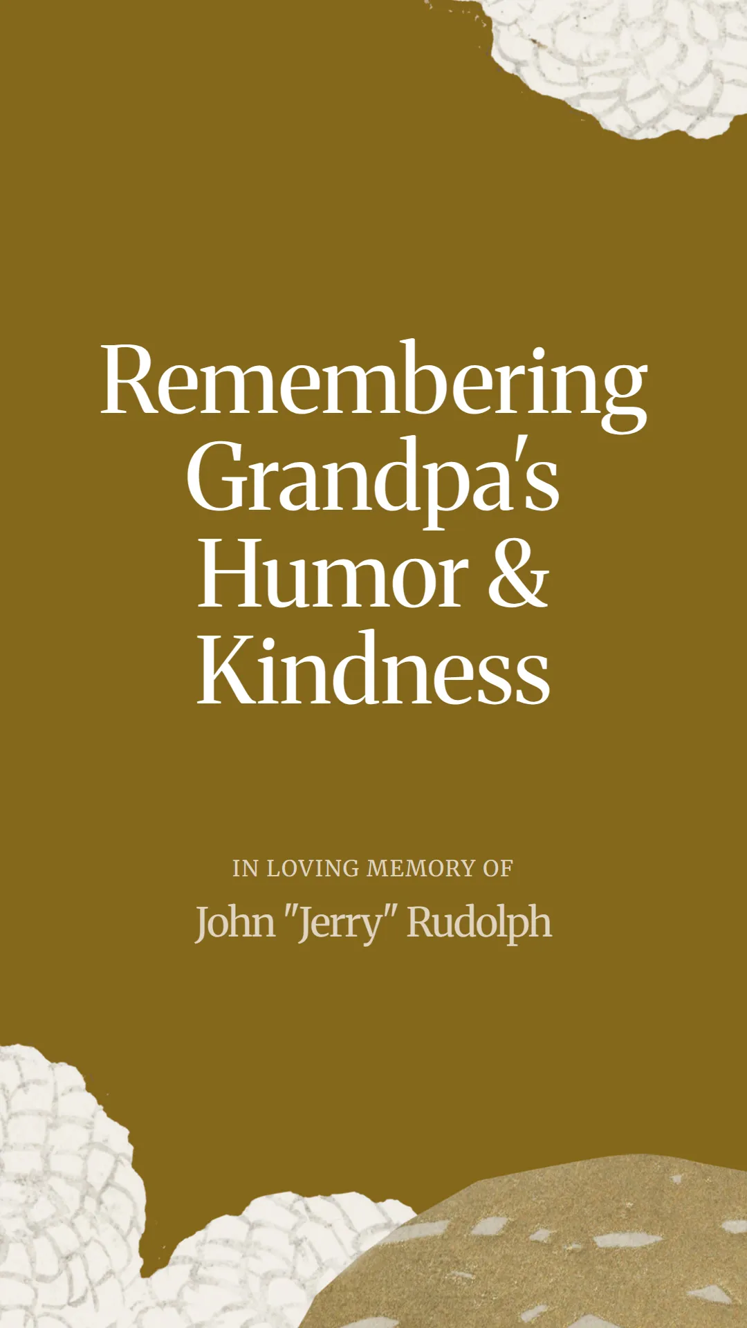 Remembering Grandpa's Humor and Kindness