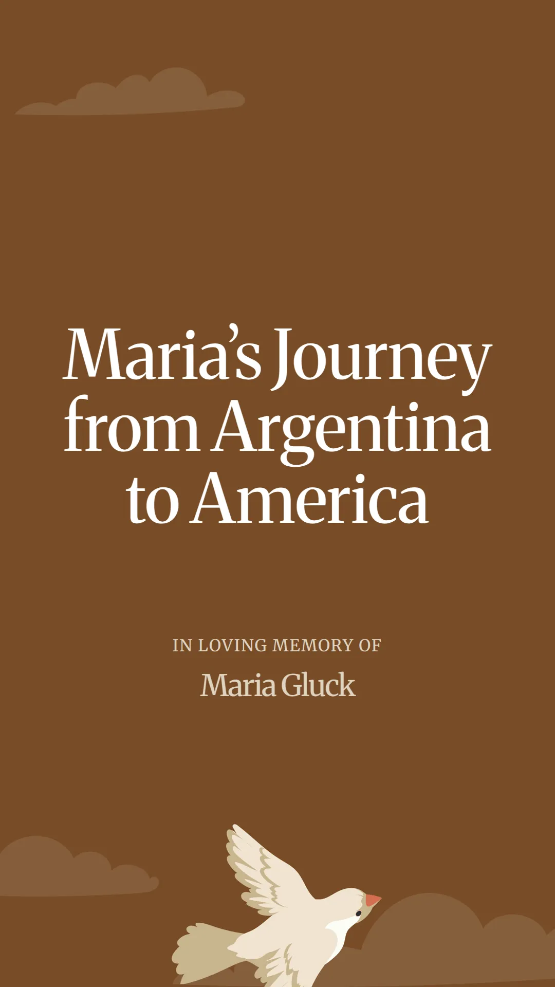 Maria’s Journey from Argentina to America
