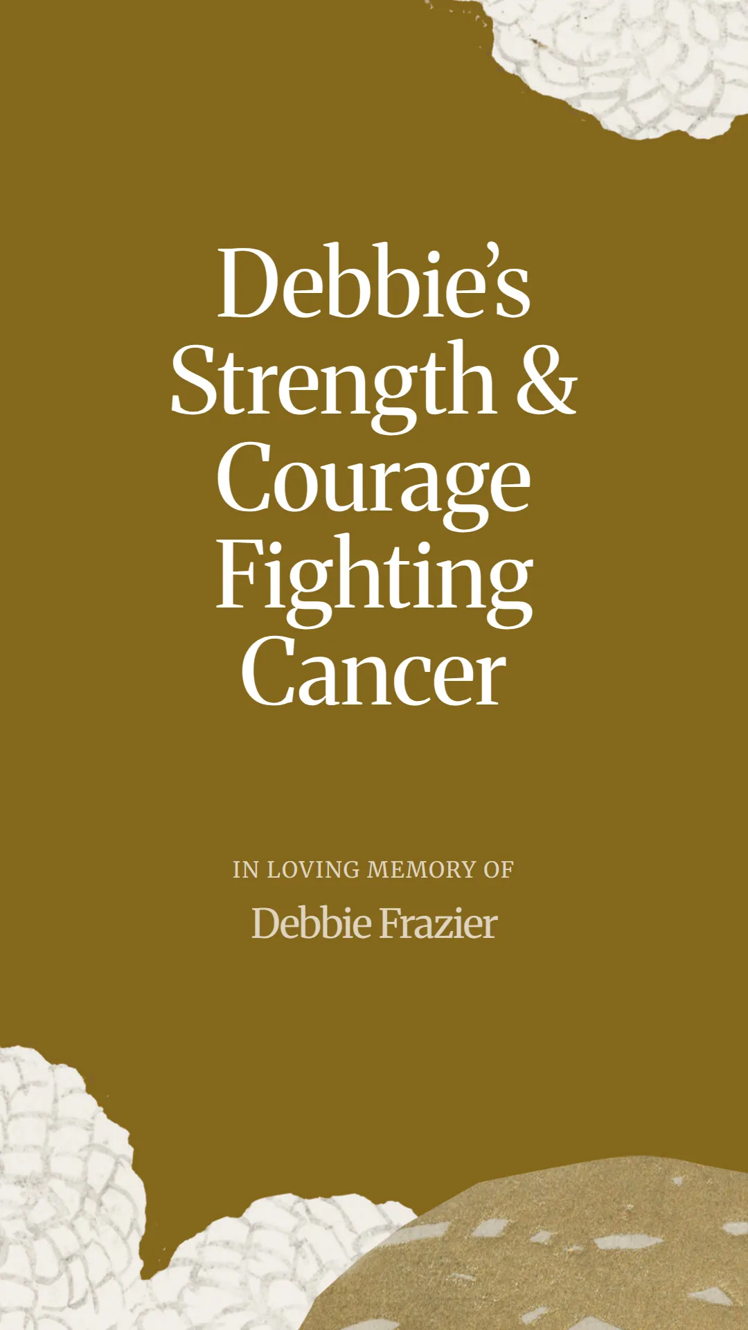 Debbie’s Strength and Courage Fighting Cancer
