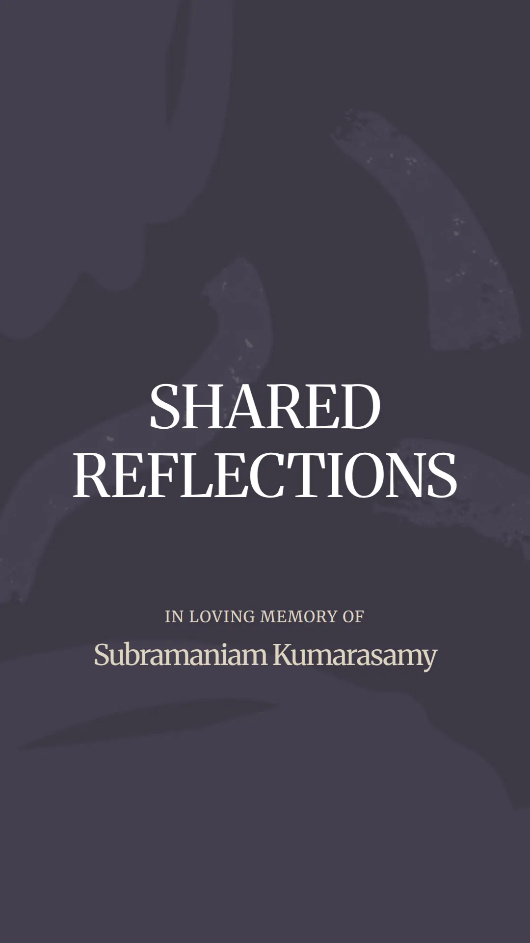 The Caring Legacy of Subramaniam Kumarasamy