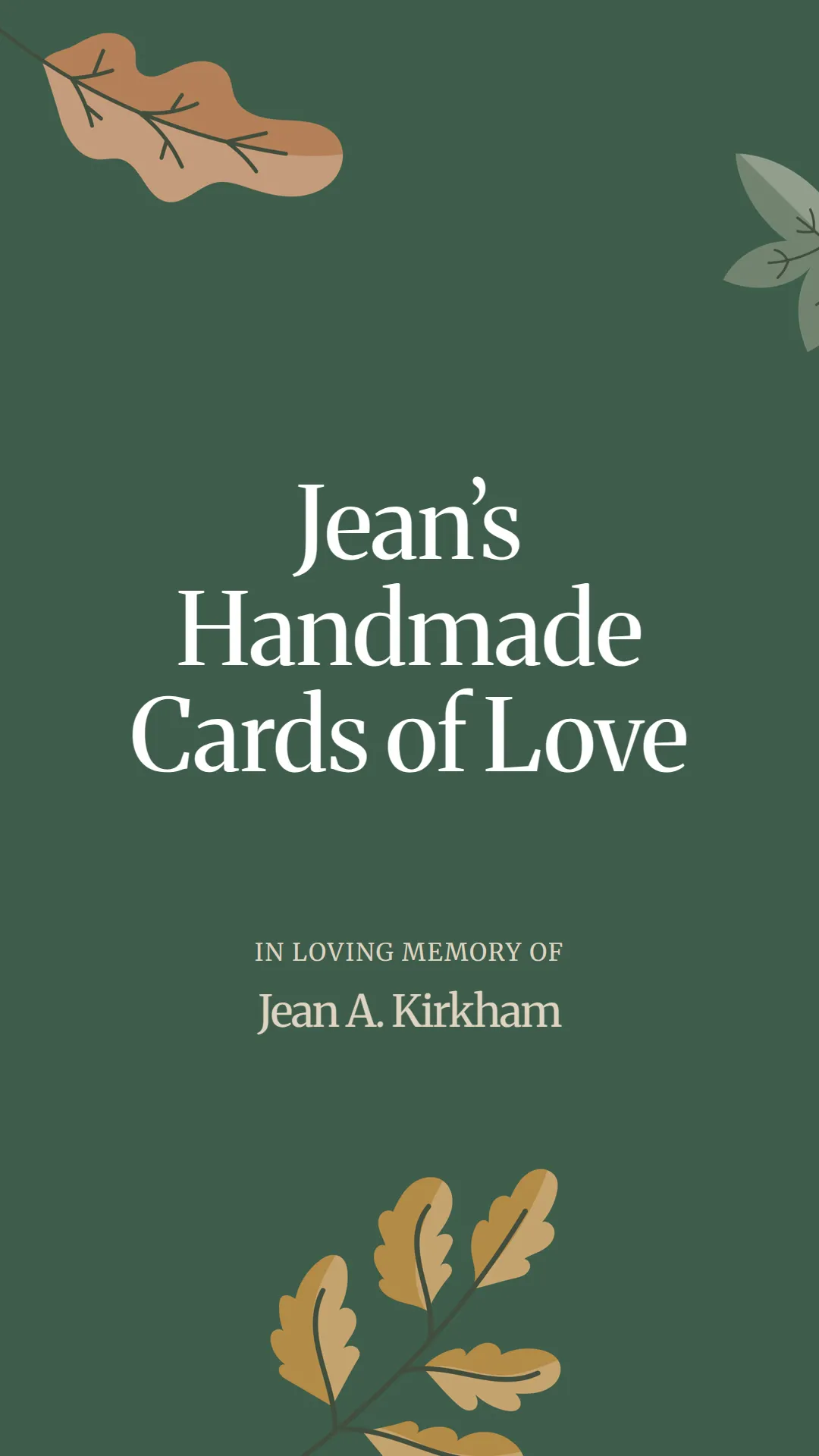 Jean’s Handmade Cards of Love