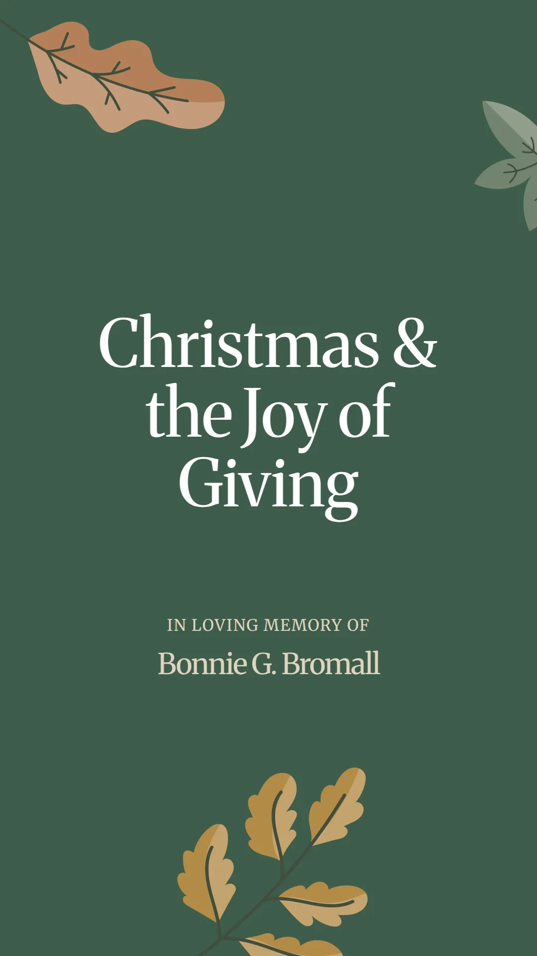 Christmas and the Joy of Giving