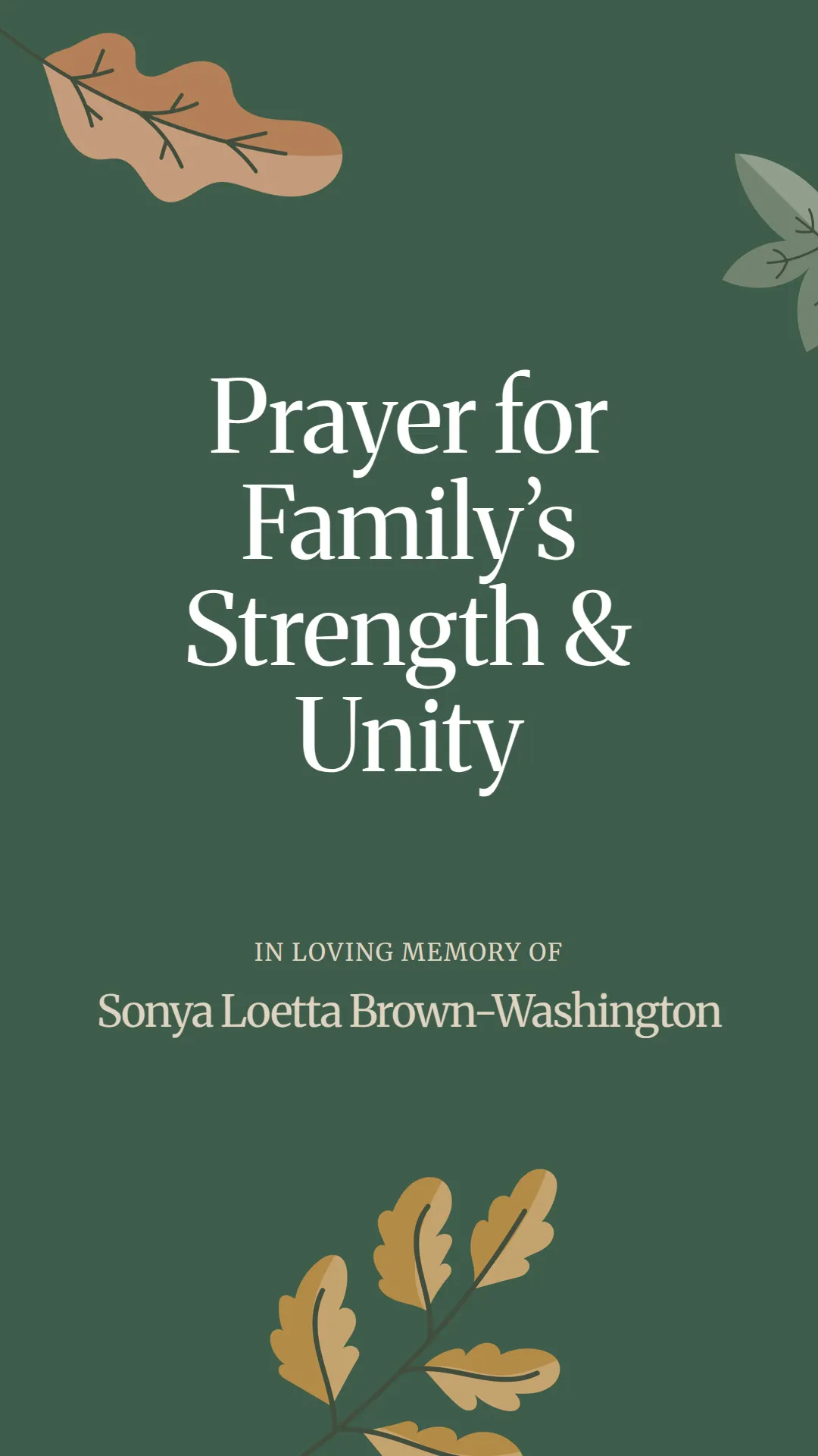 Prayer for Family’s Strength and Unity
