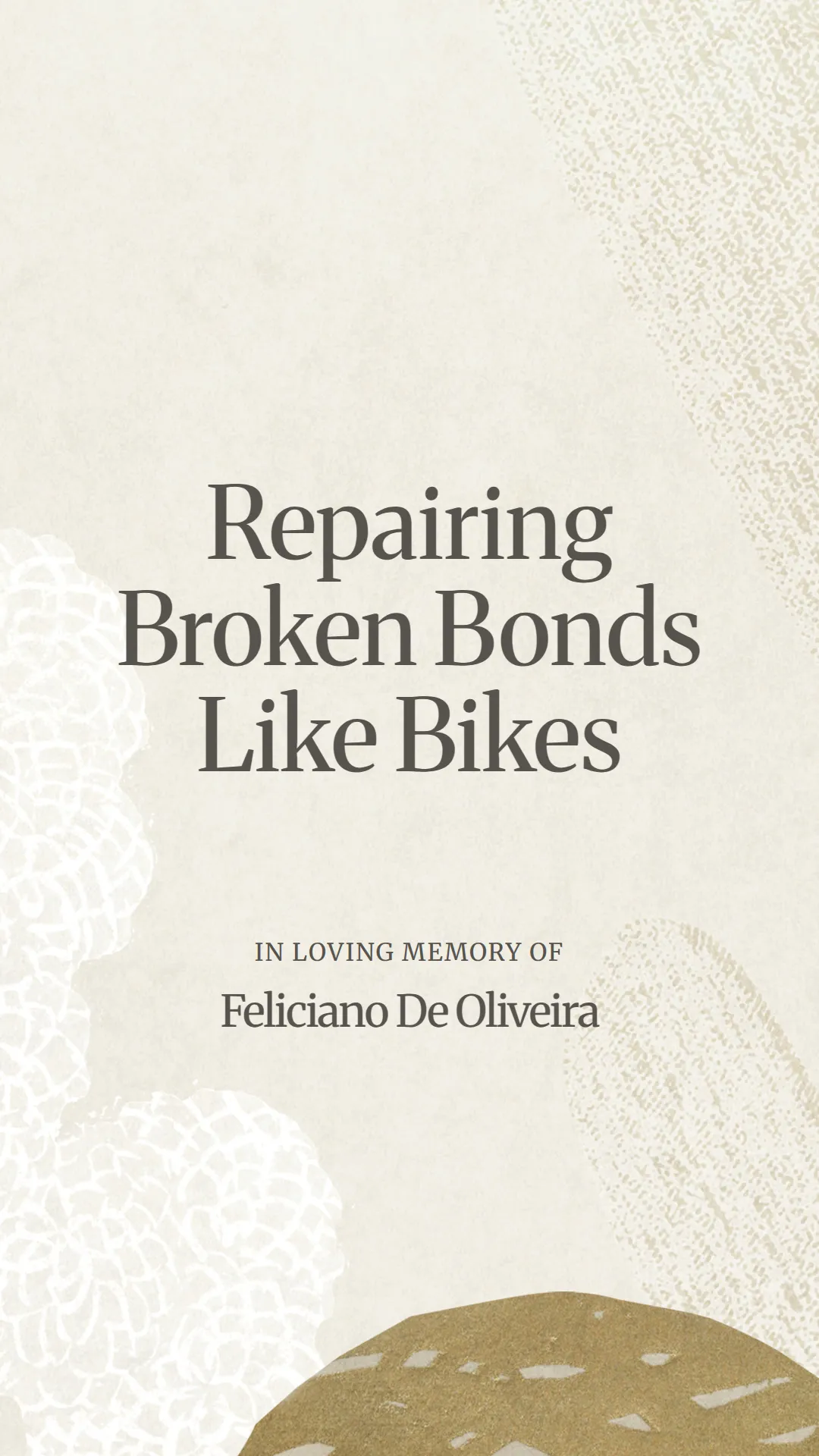 Repairing Broken Bonds Like Bikes
