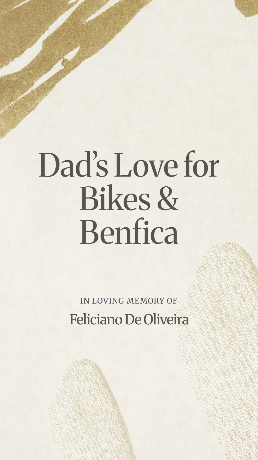 Dad’s Love for Bikes and Benfica