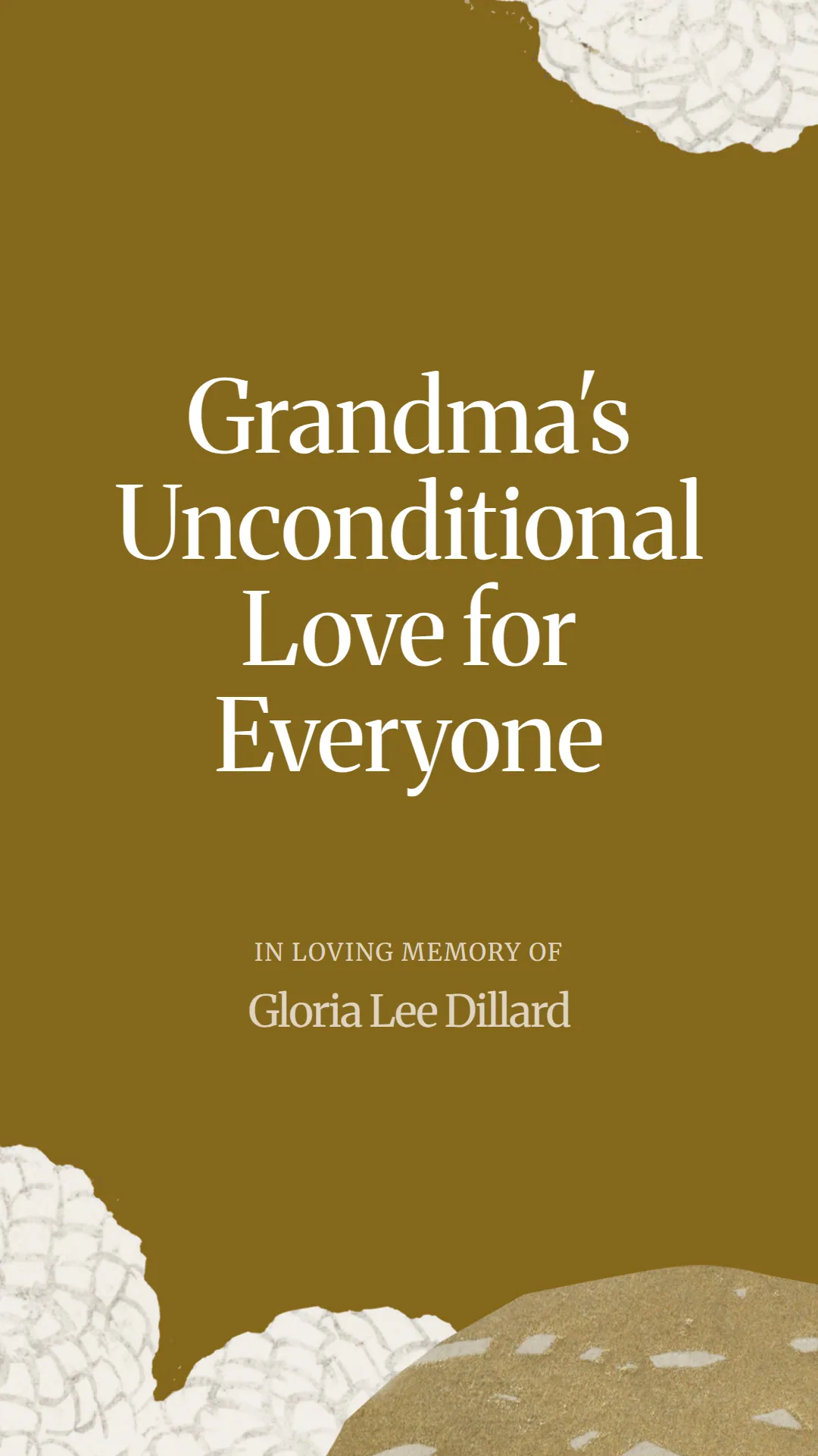 Grandma's Unconditional Love for Everyone