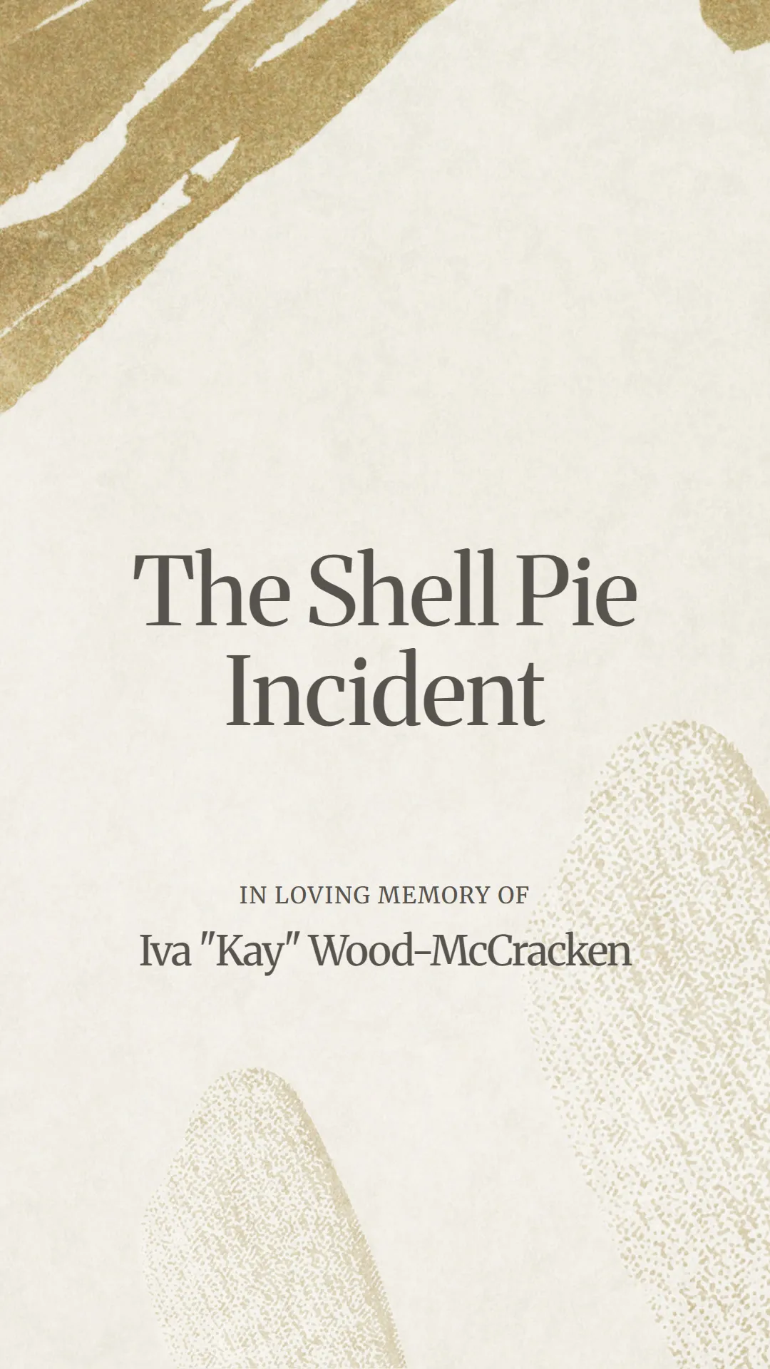 The Shell Pie Incident