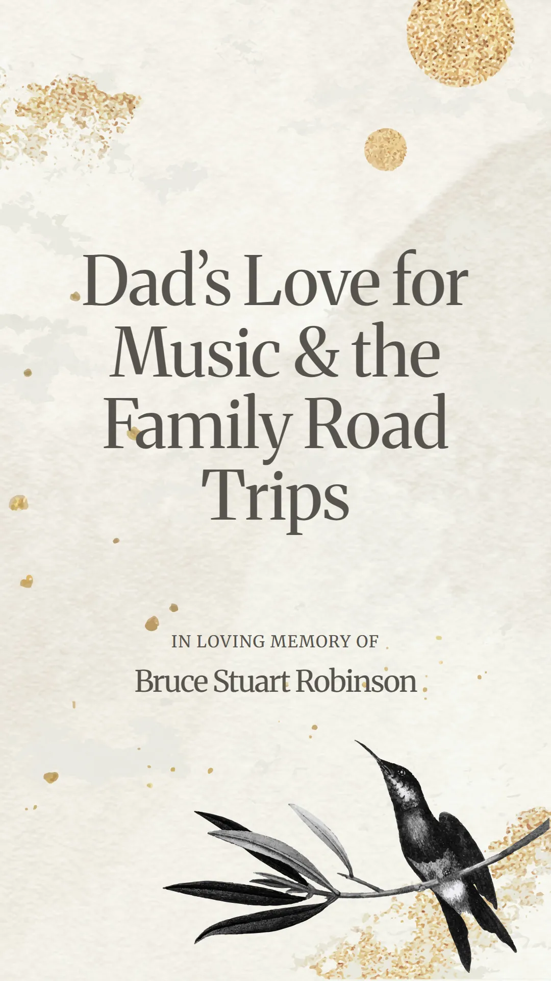Dad’s Love for Music and the Family Road Trips