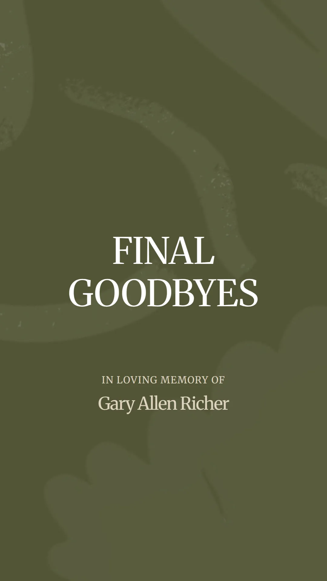 A Heartfelt Farewell to Gary Allen Richer