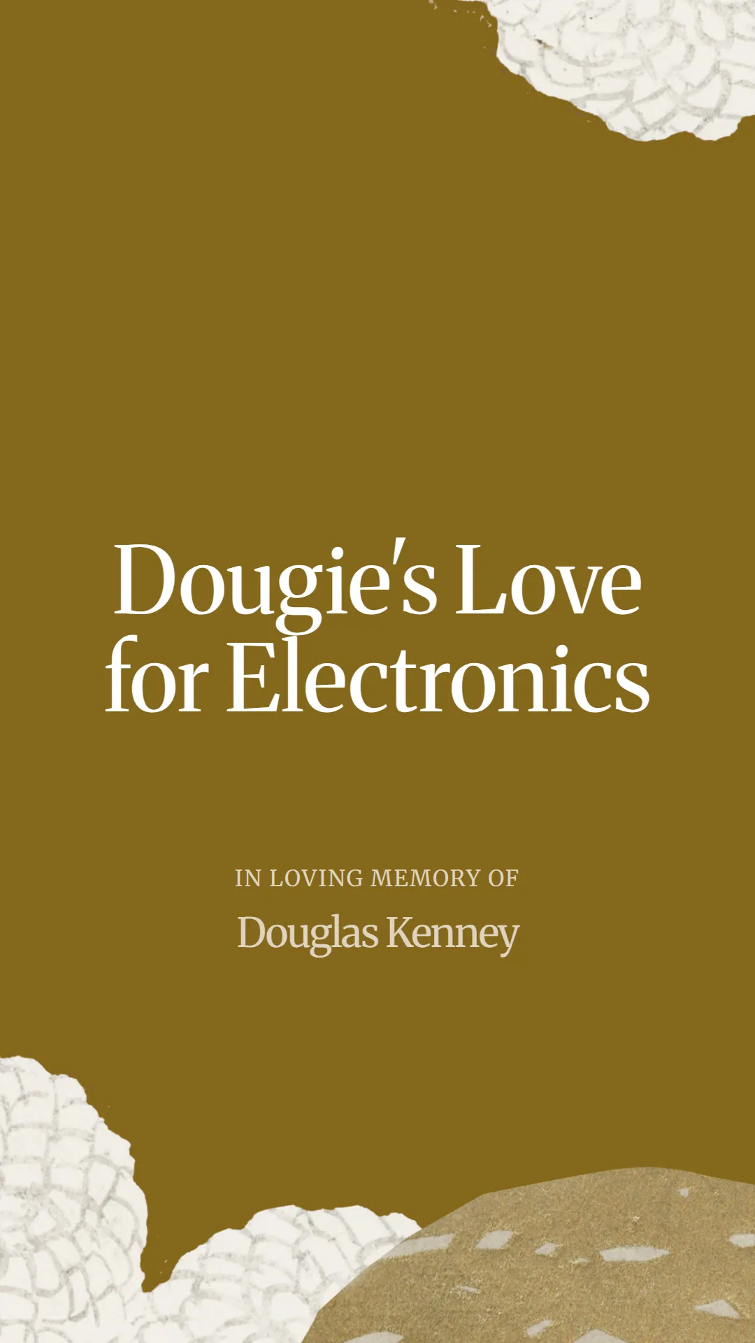 Dougie's Love for Electronics