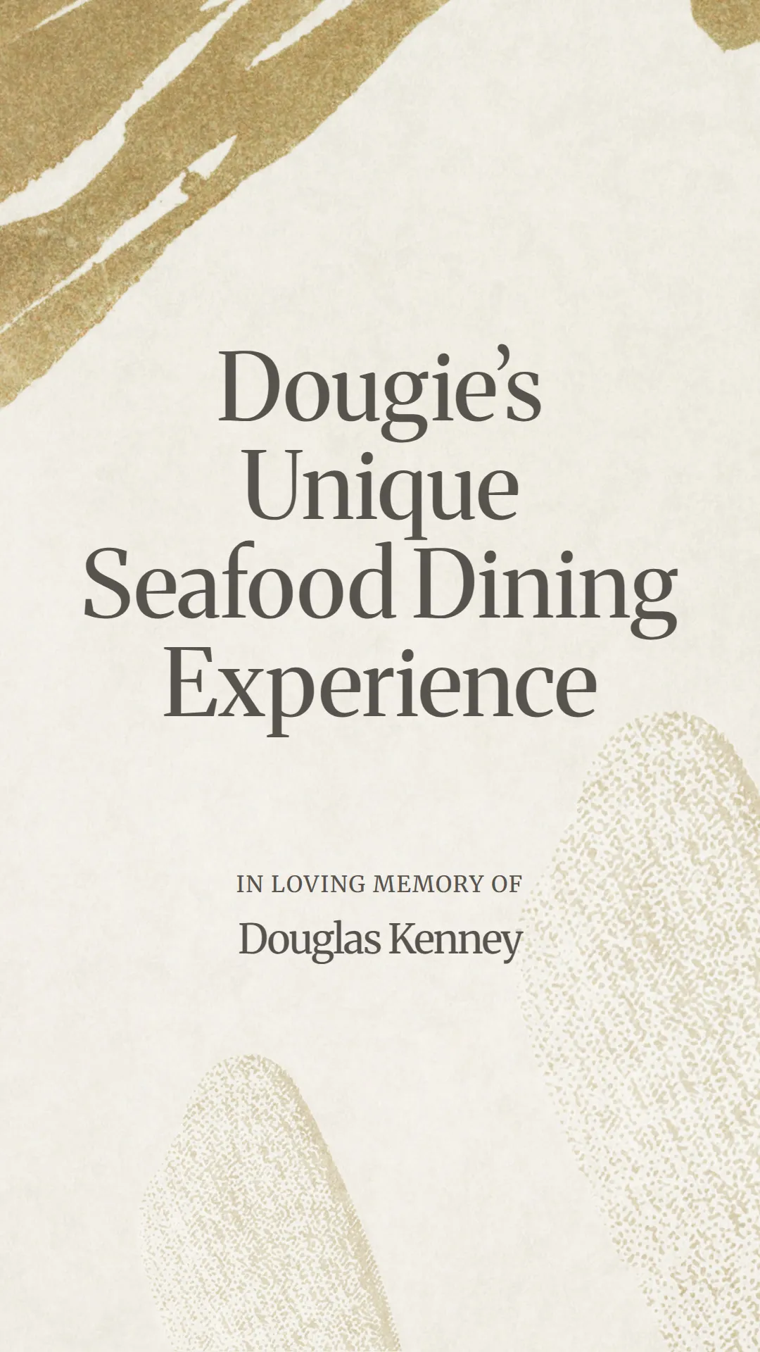 Dougie’s Unique Seafood Dining Experience