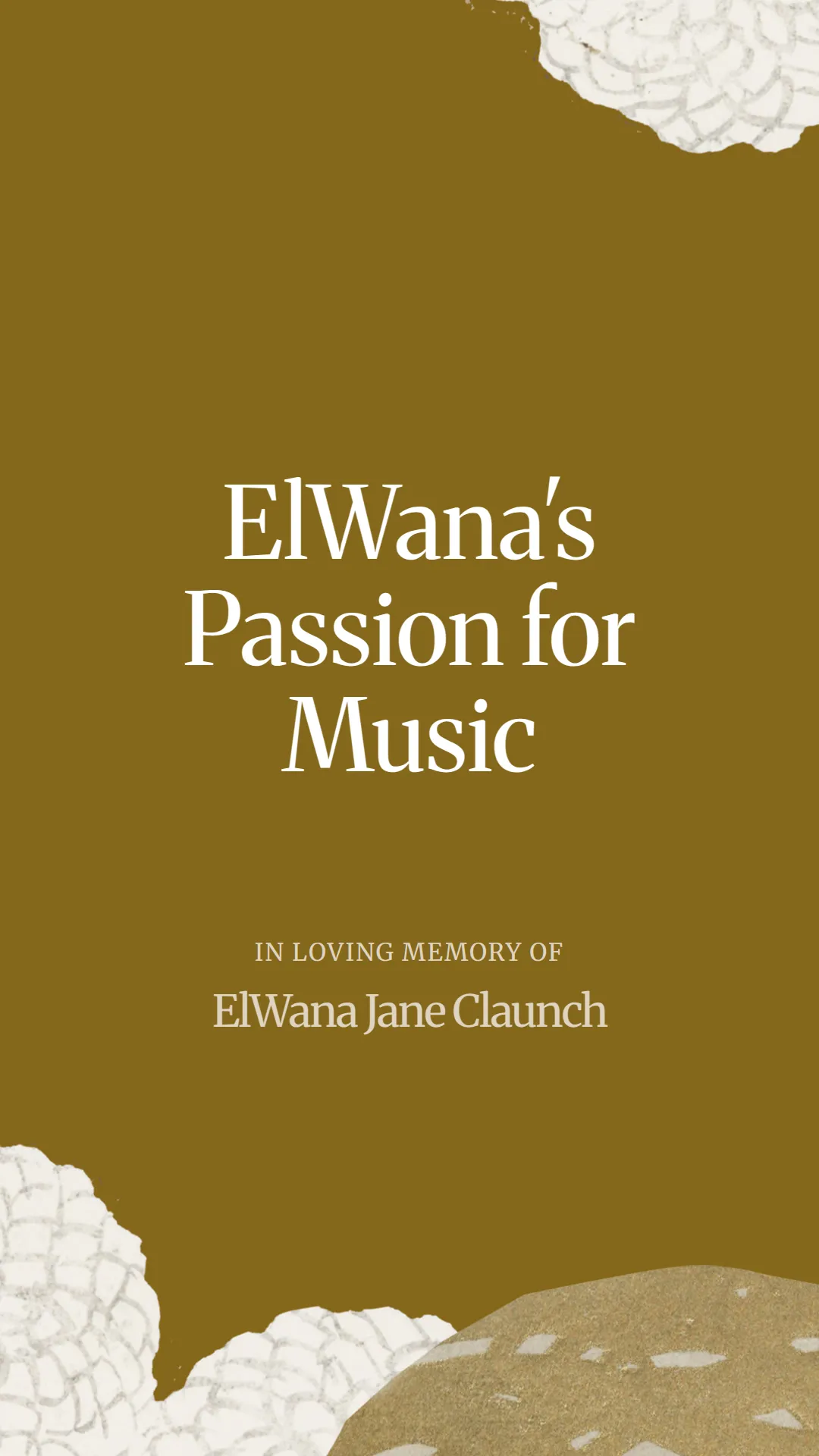 ElWana's Passion for Music