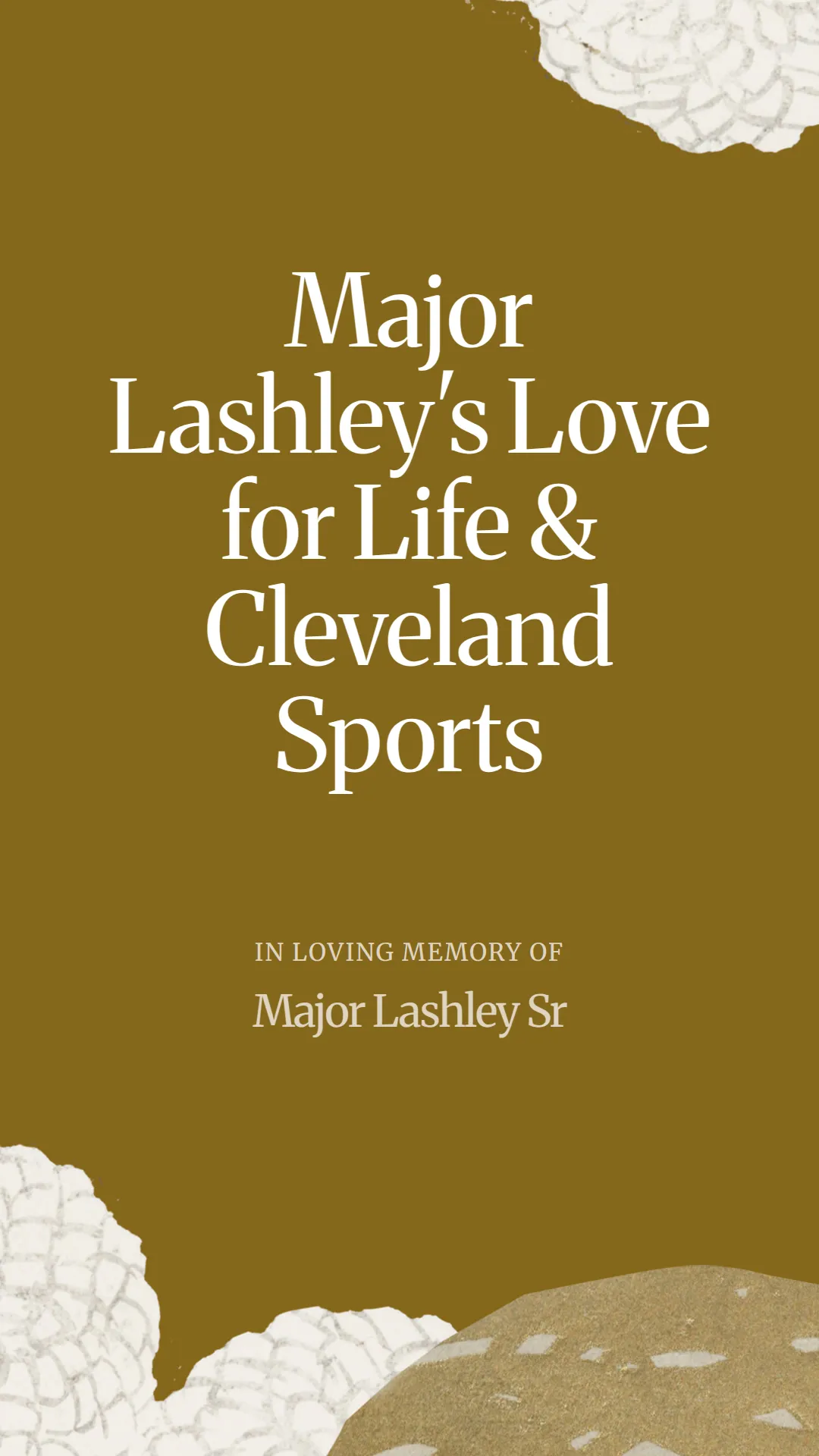 Major Lashley's Love for Life and Cleveland Sports