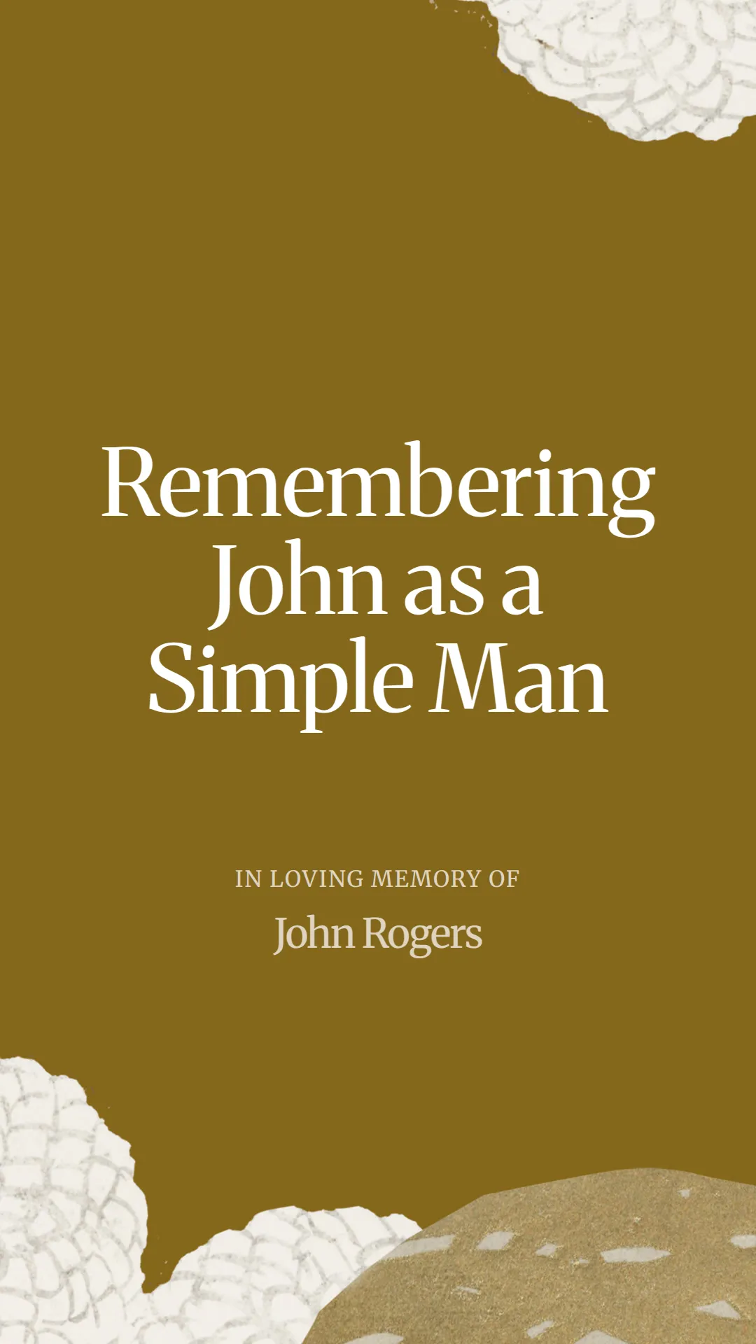 Remembering John as a Simple Man
