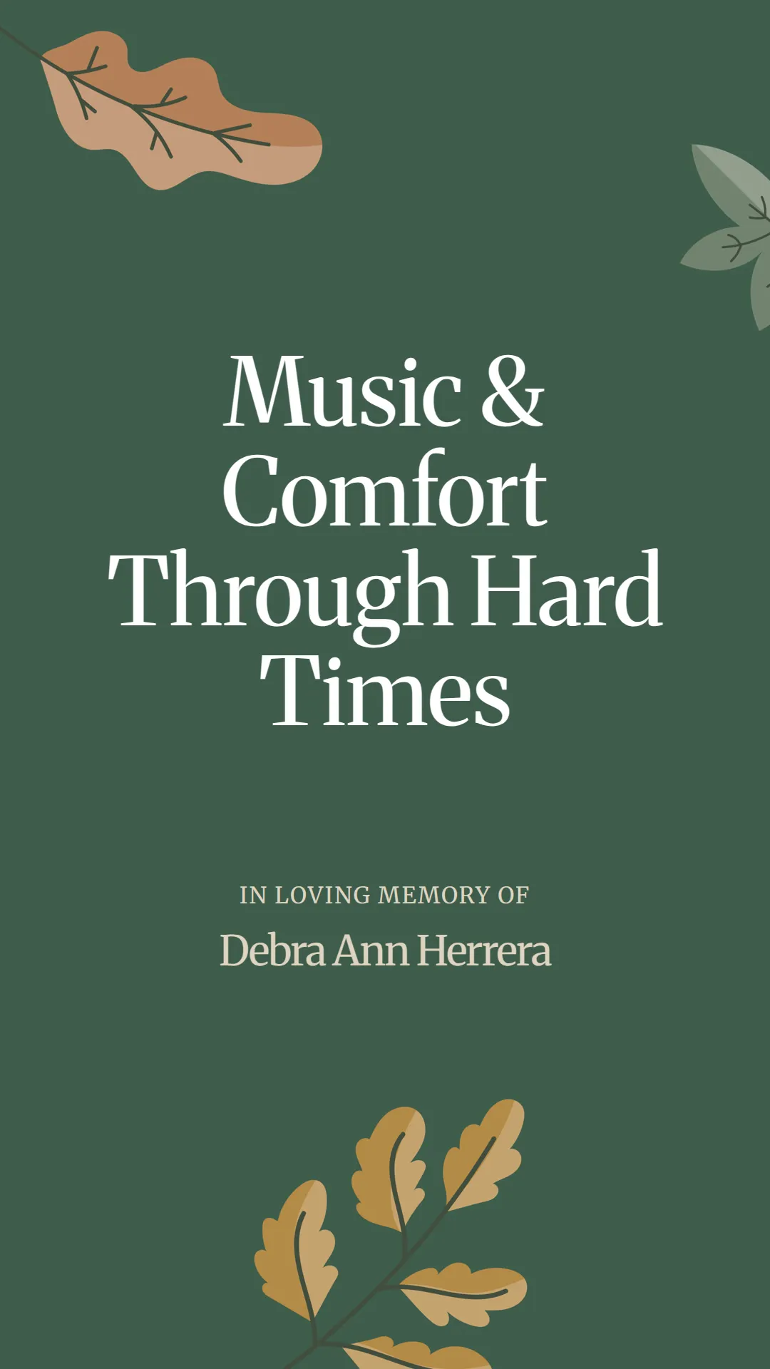Music and Comfort Through Hard Times