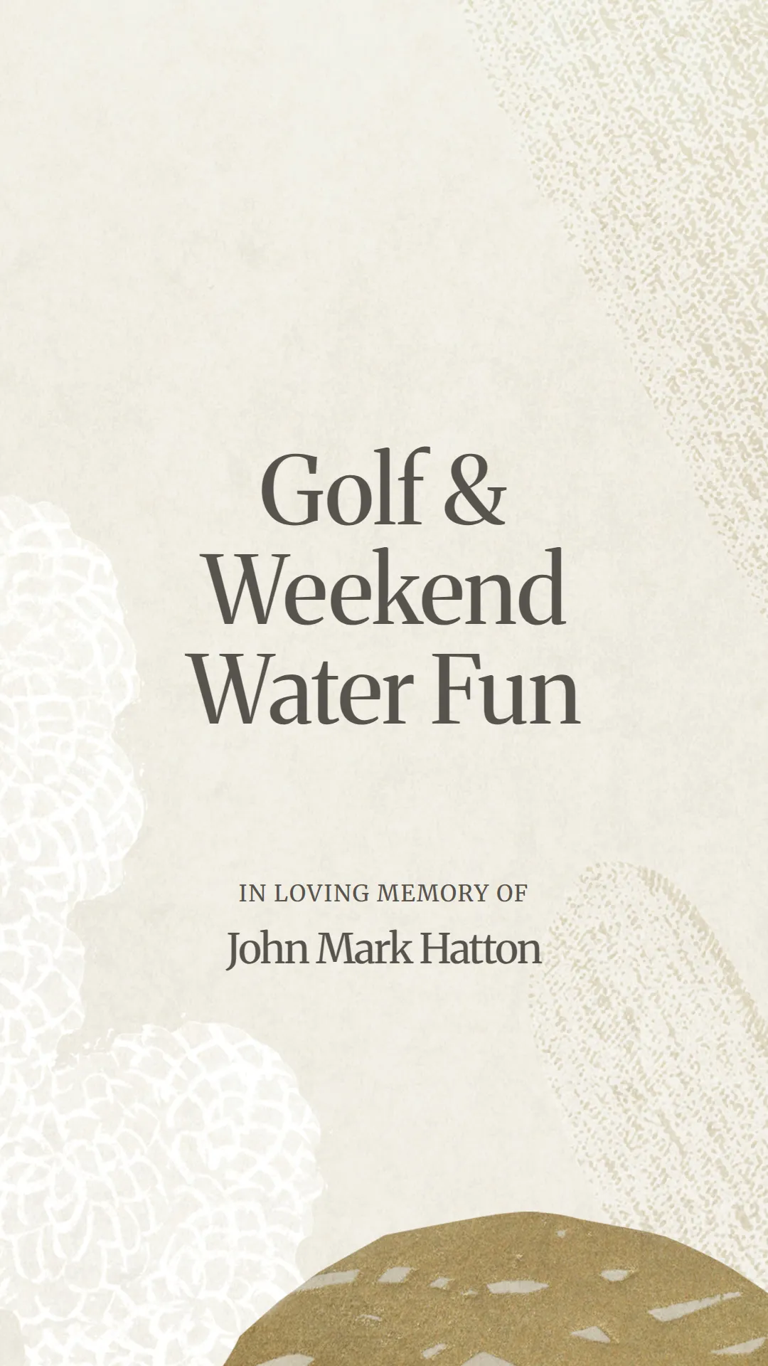 Golf and Weekend Water Fun