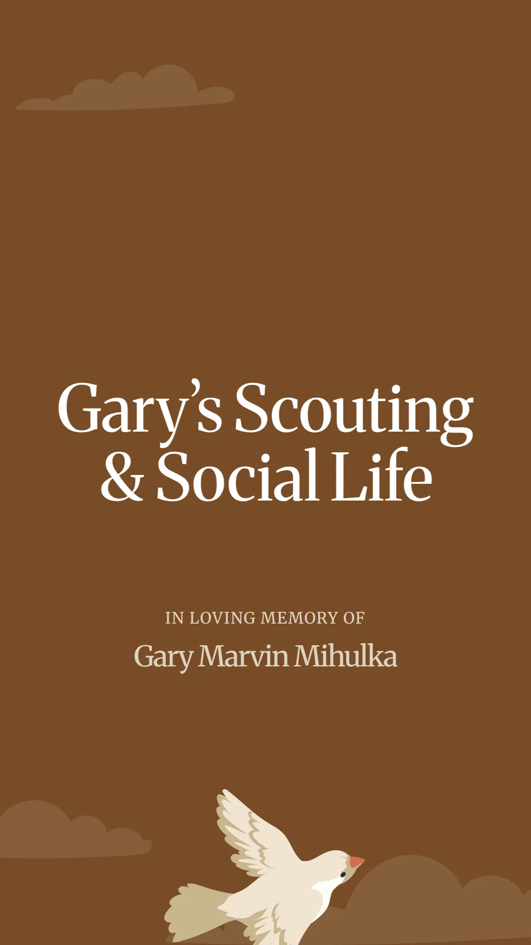 Gary’s Scouting and Social Life