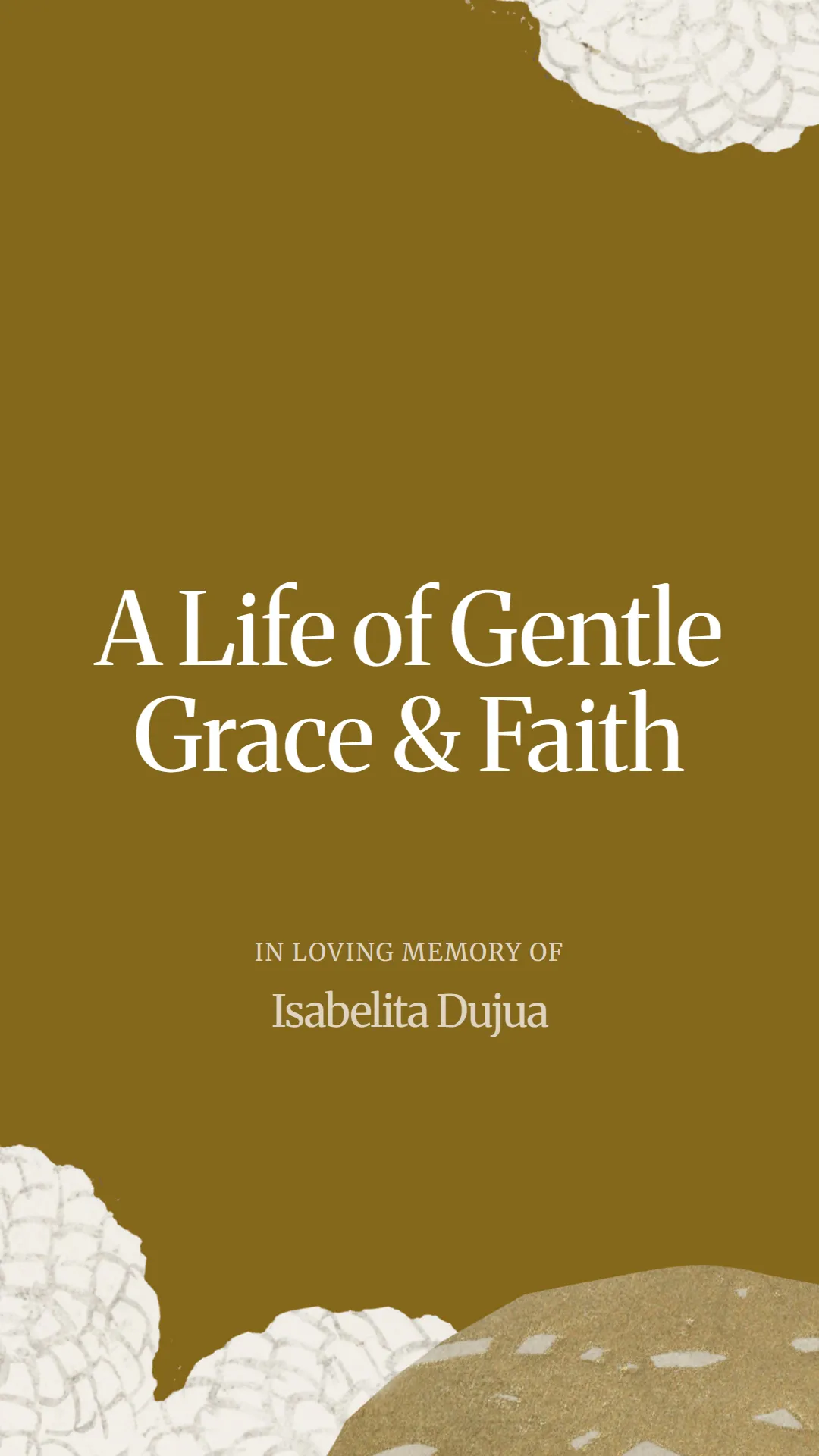 A Life of Gentle Grace and Faith