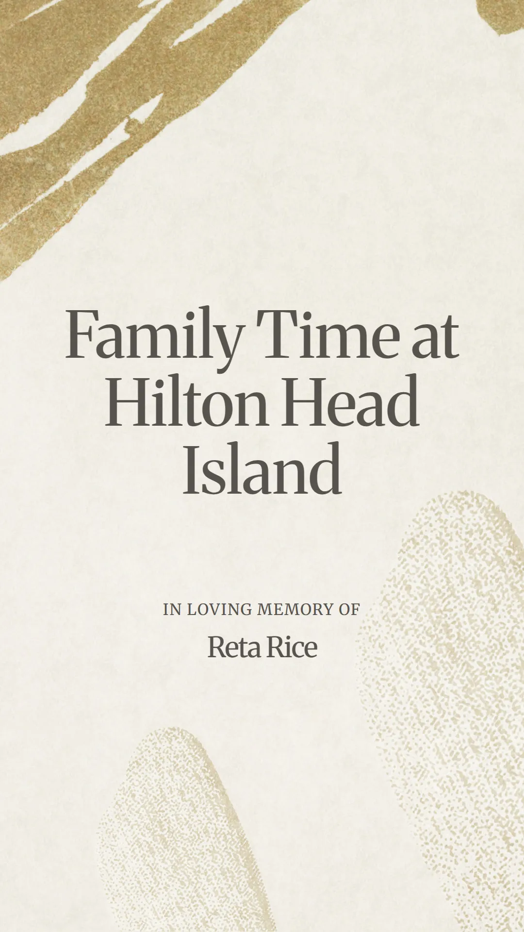 Family Time at Hilton Head Island