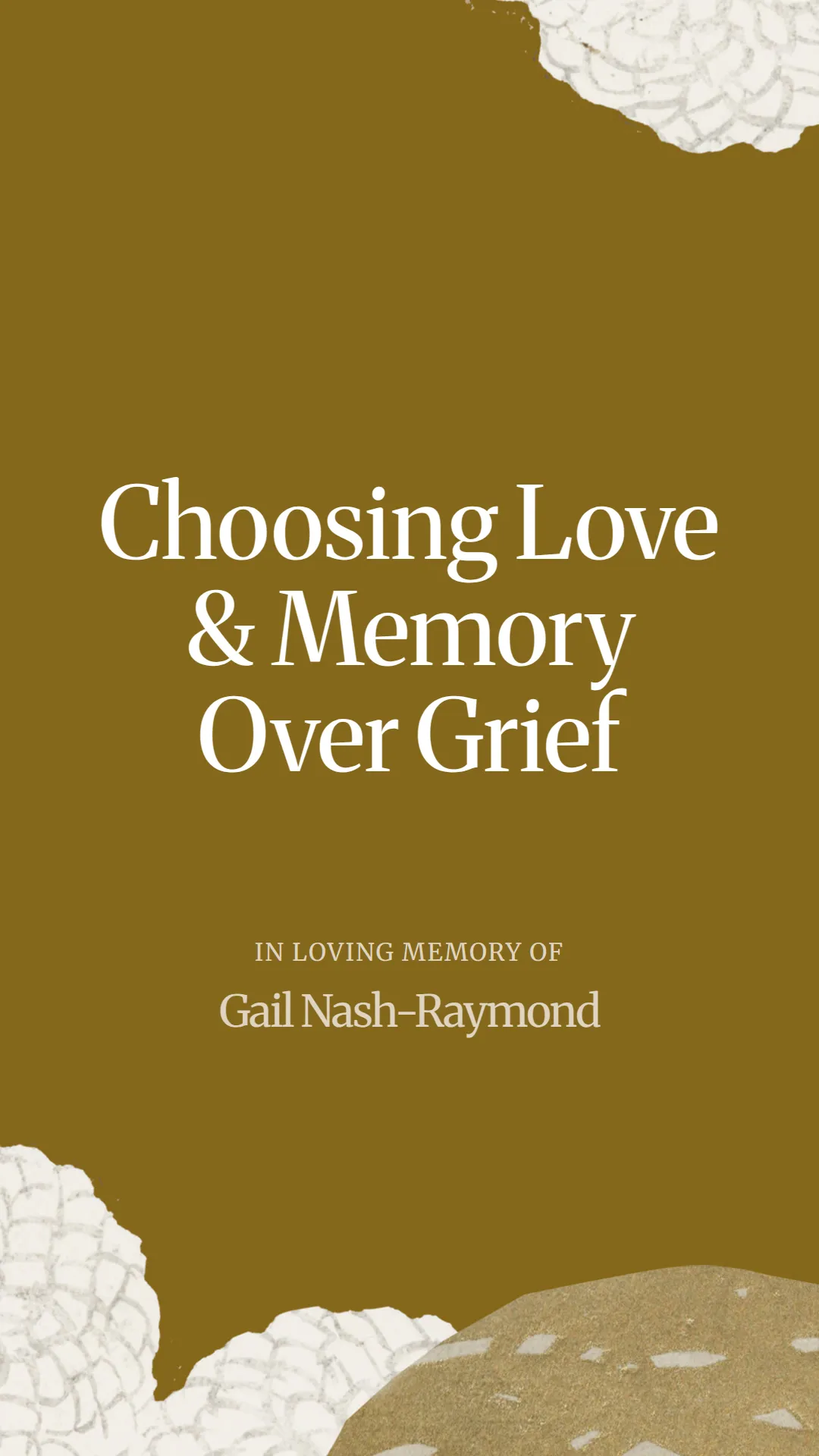 Choosing Love and Memory Over Grief