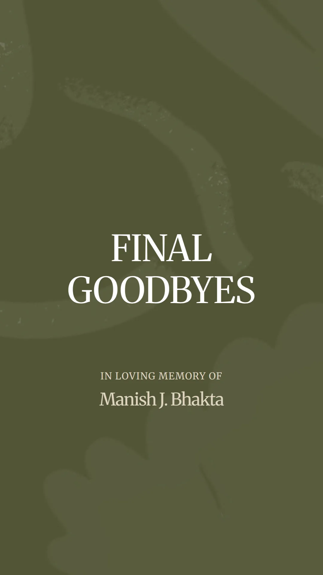A Heartfelt Farewell to Manish J. Bhakta