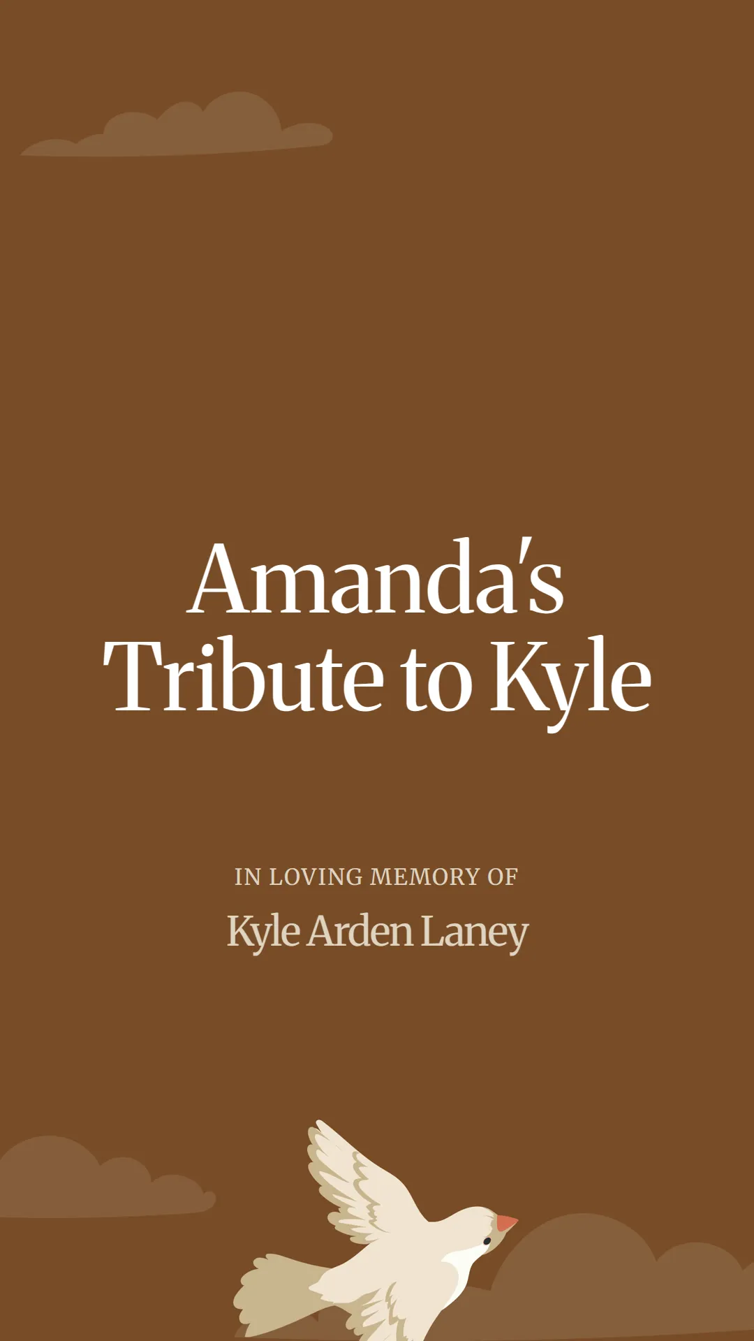 Amanda's Tribute to Kyle
