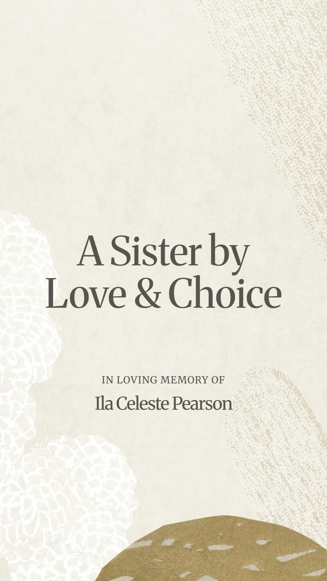 A Sister by Love and Choice